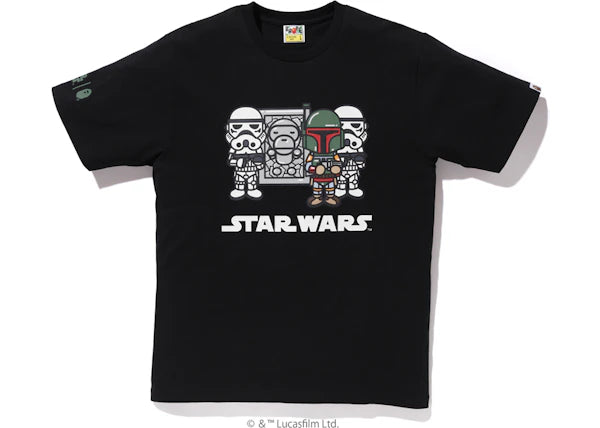 BAPE x Star Wars Baby Milo Carbonite Tee Black