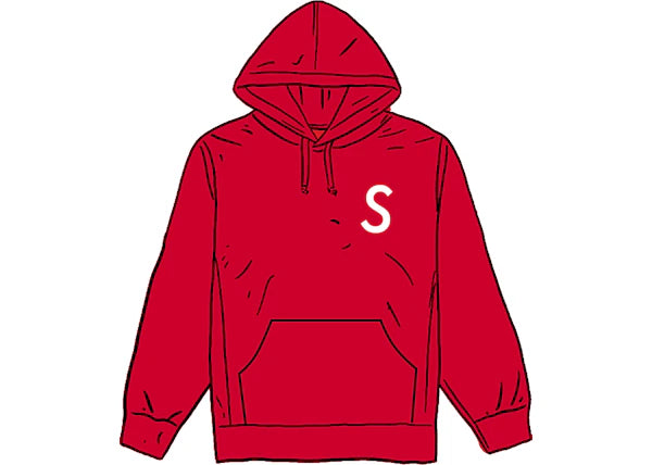 Supreme Swarovski S Logo Hooded Sweatshirt Red JOSH CONSIGN