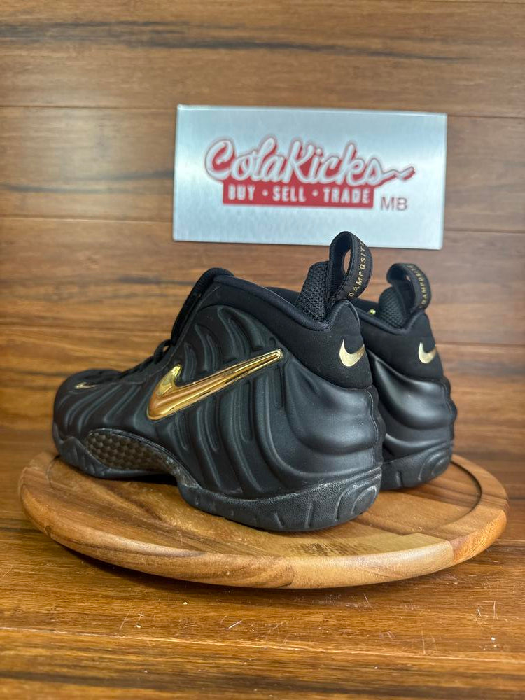 Nike Air Foamposite Pro Black Metallic Gold