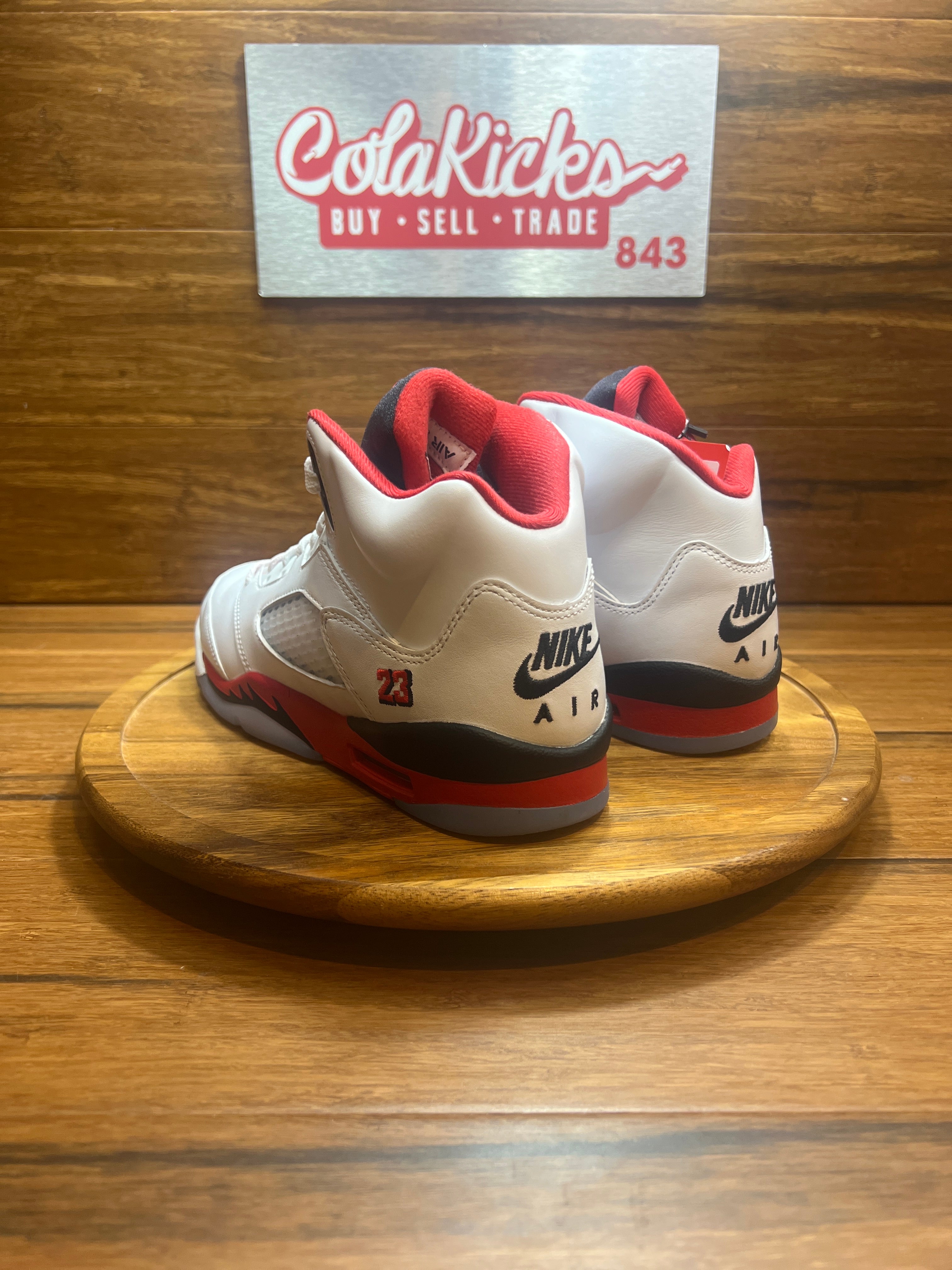 Jordan 5 Retro Fire Red Black Tongue (2025) (GS)