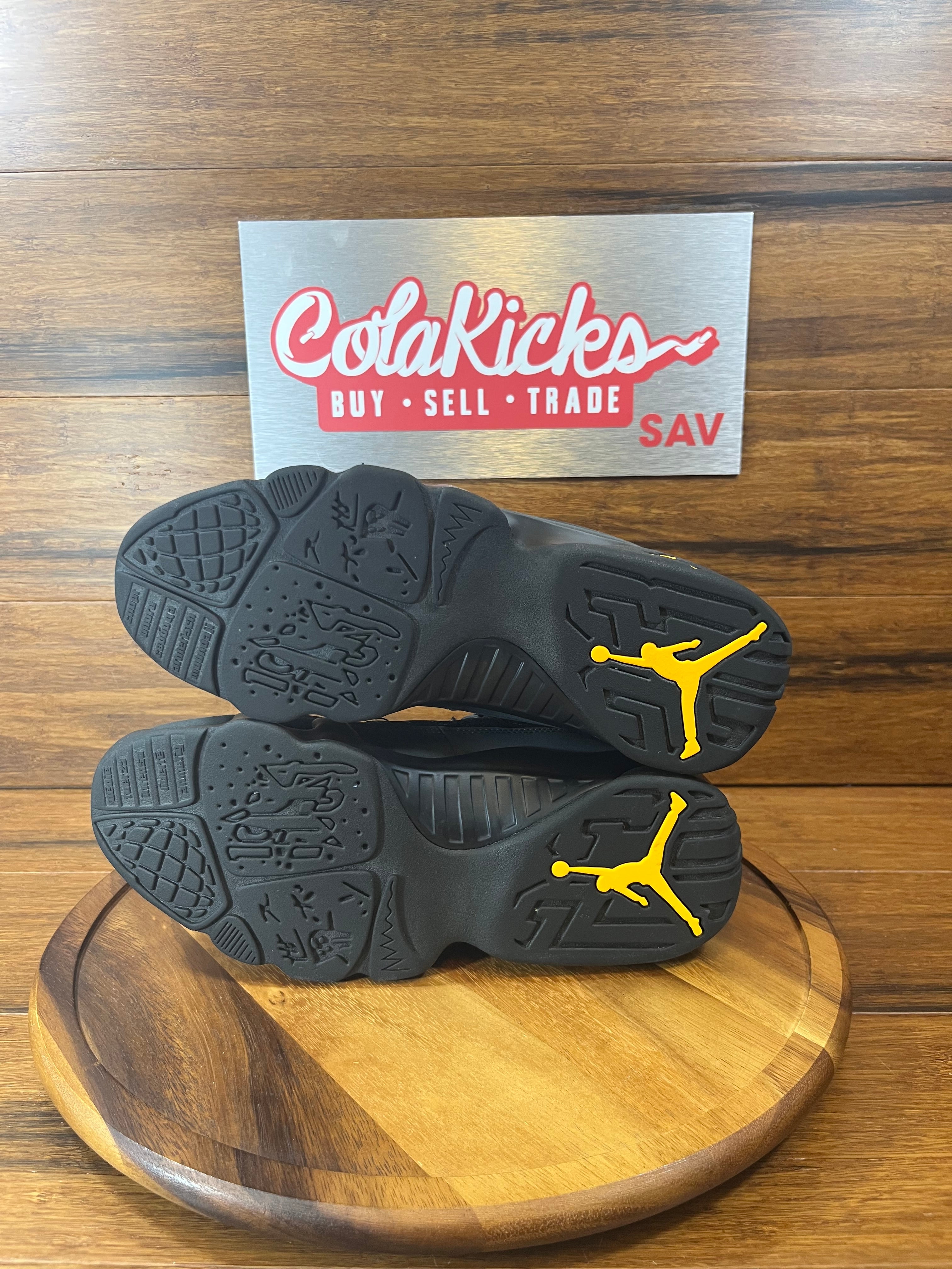 Jordan 9 Retro Dark Charcoal University Gold