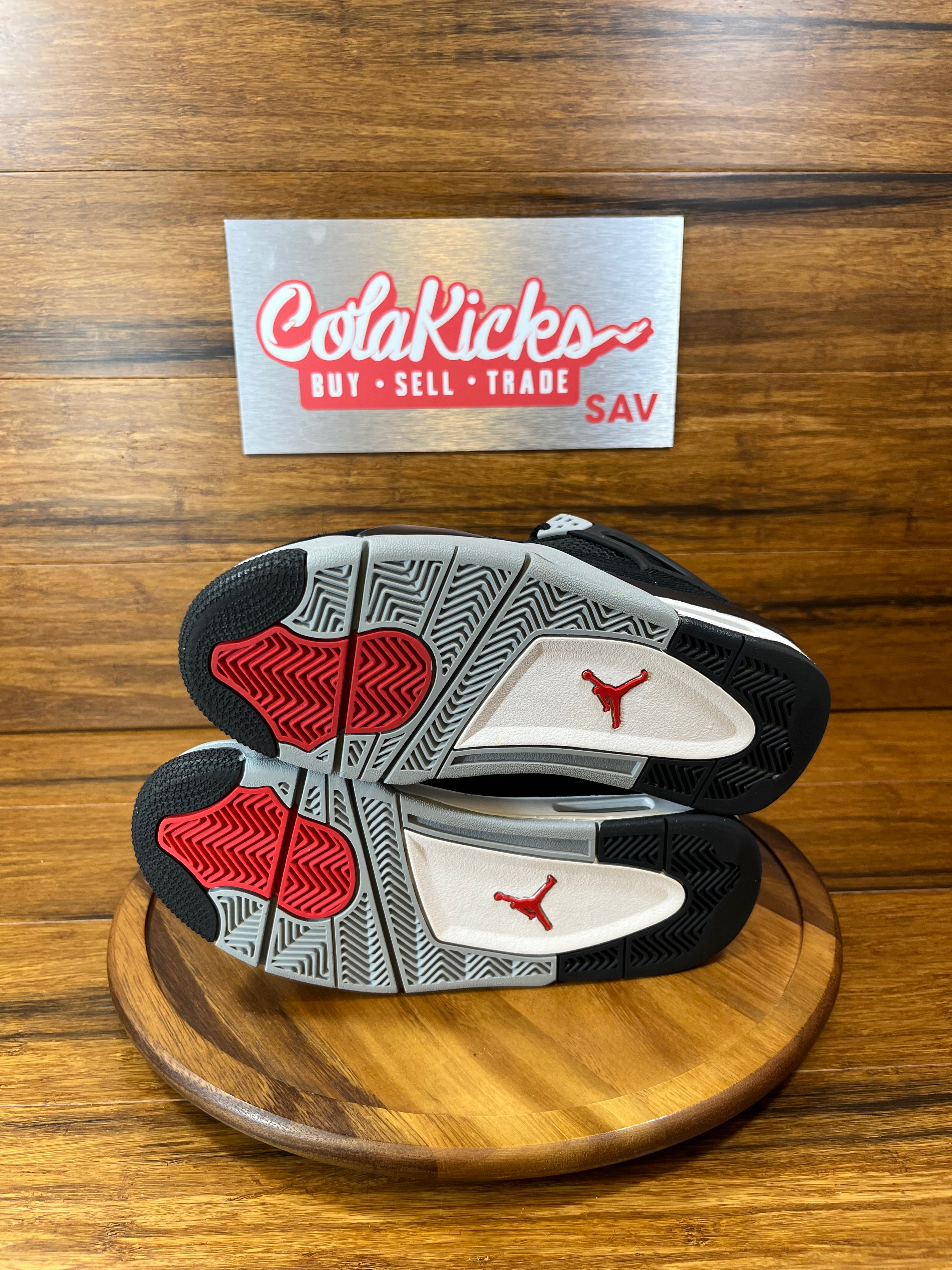 Jordan 4 Retro Black Canvas (GS)