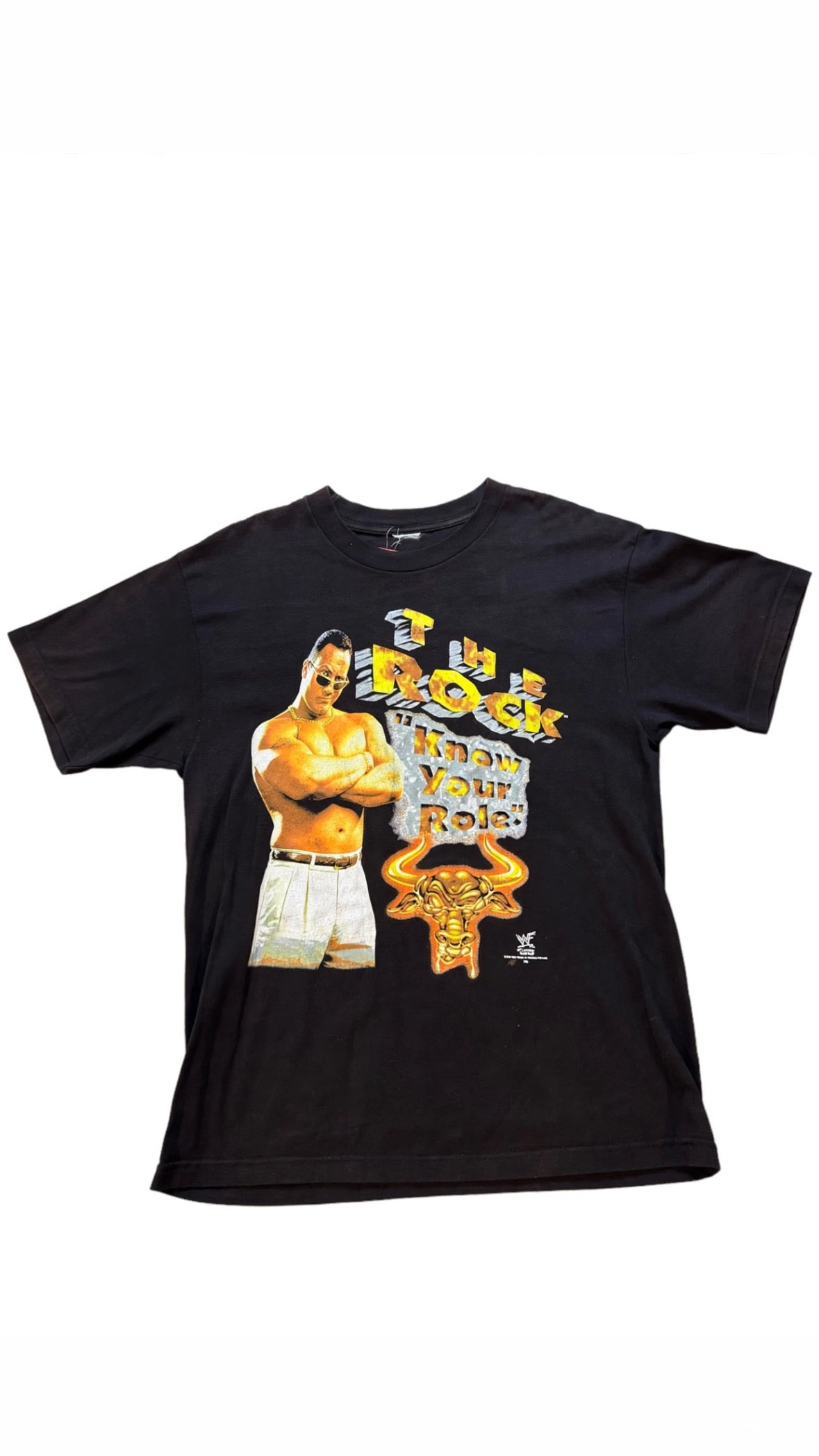 1998 The Rock WWE Tee Black