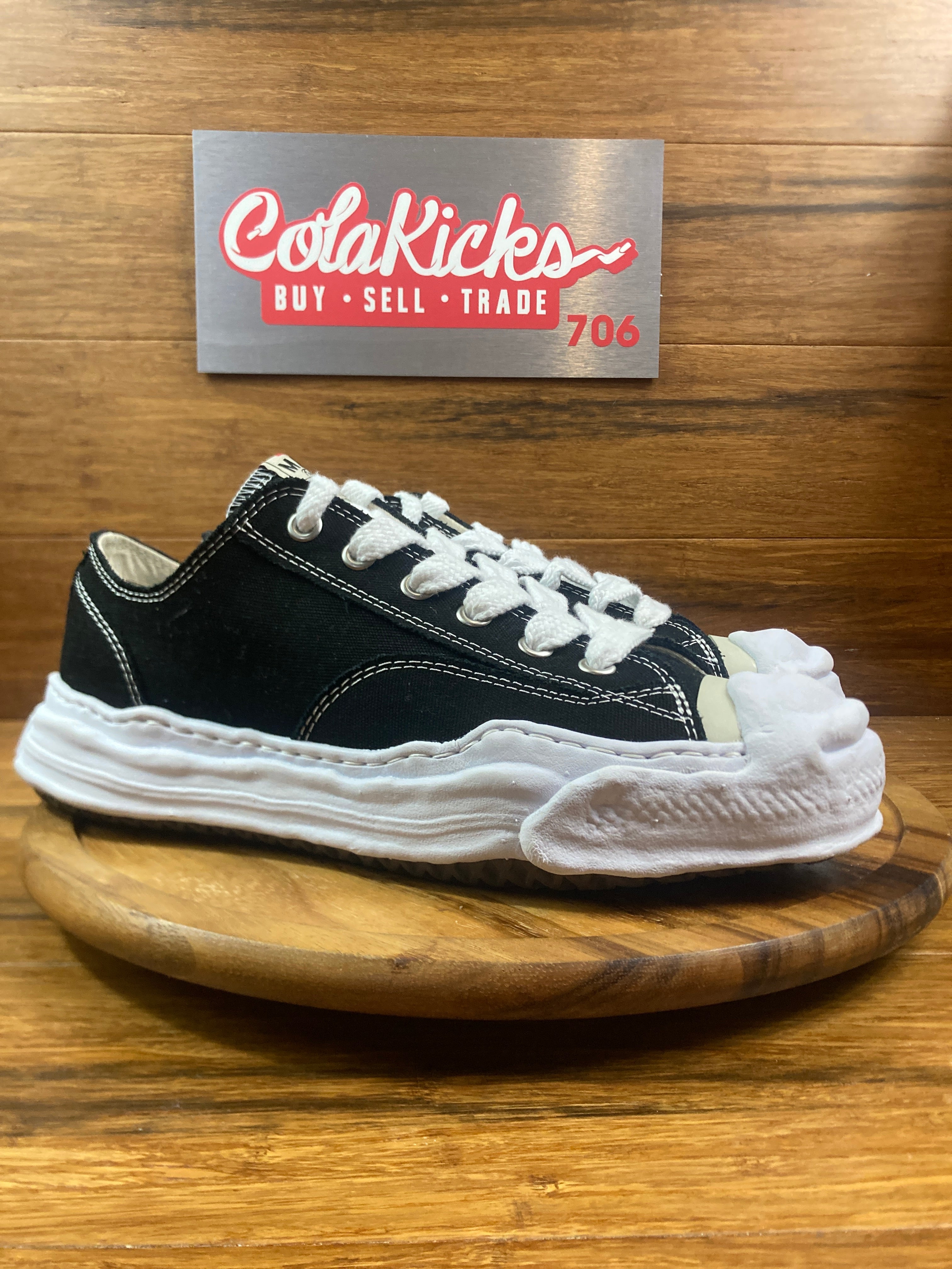 Maison Mihara Yasuhiro Hank OG Sole Canvas Low Black (Size 10-11 US)
