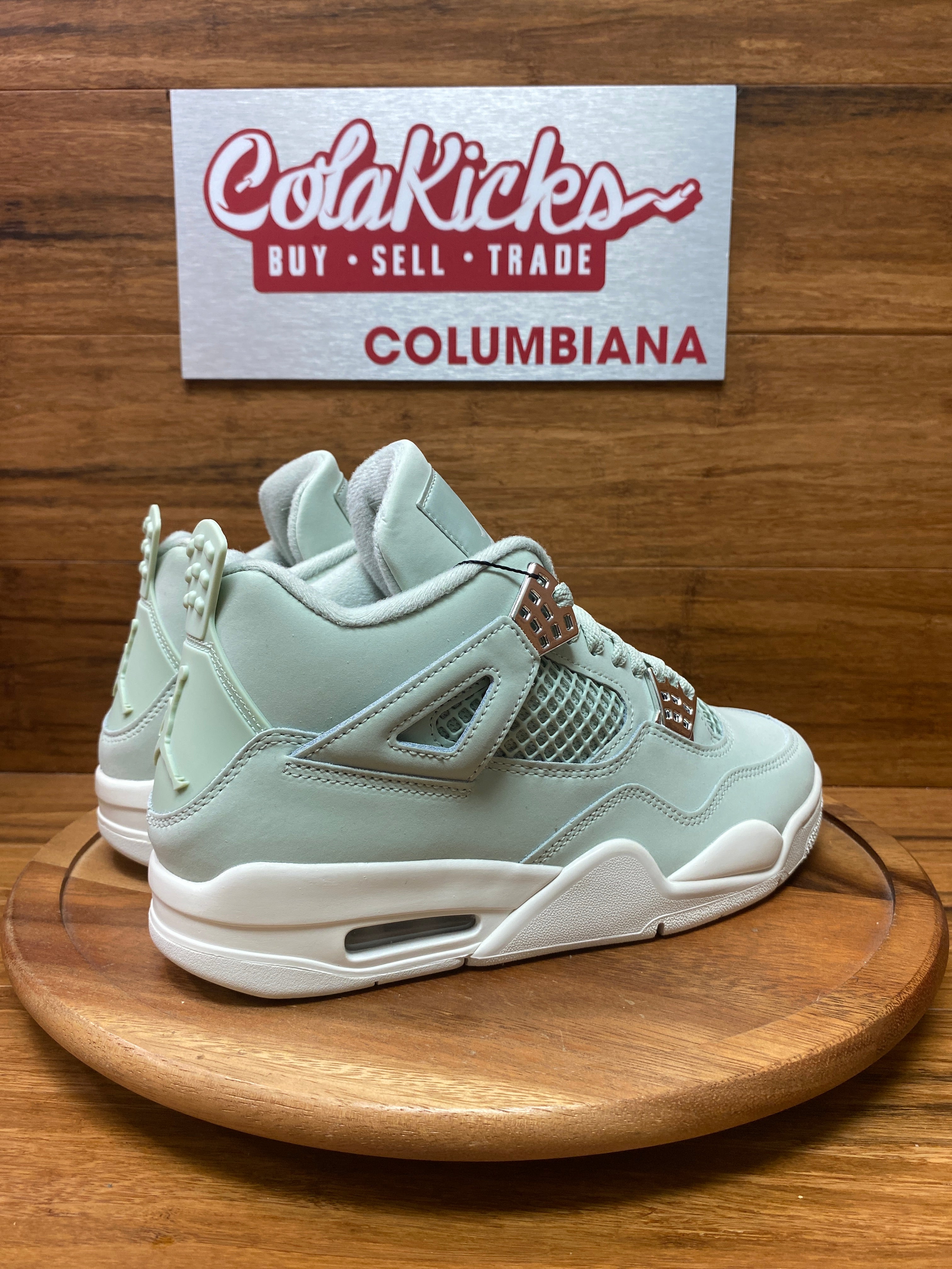 Jordan 4 Retro Seafoam Sail (Women's)