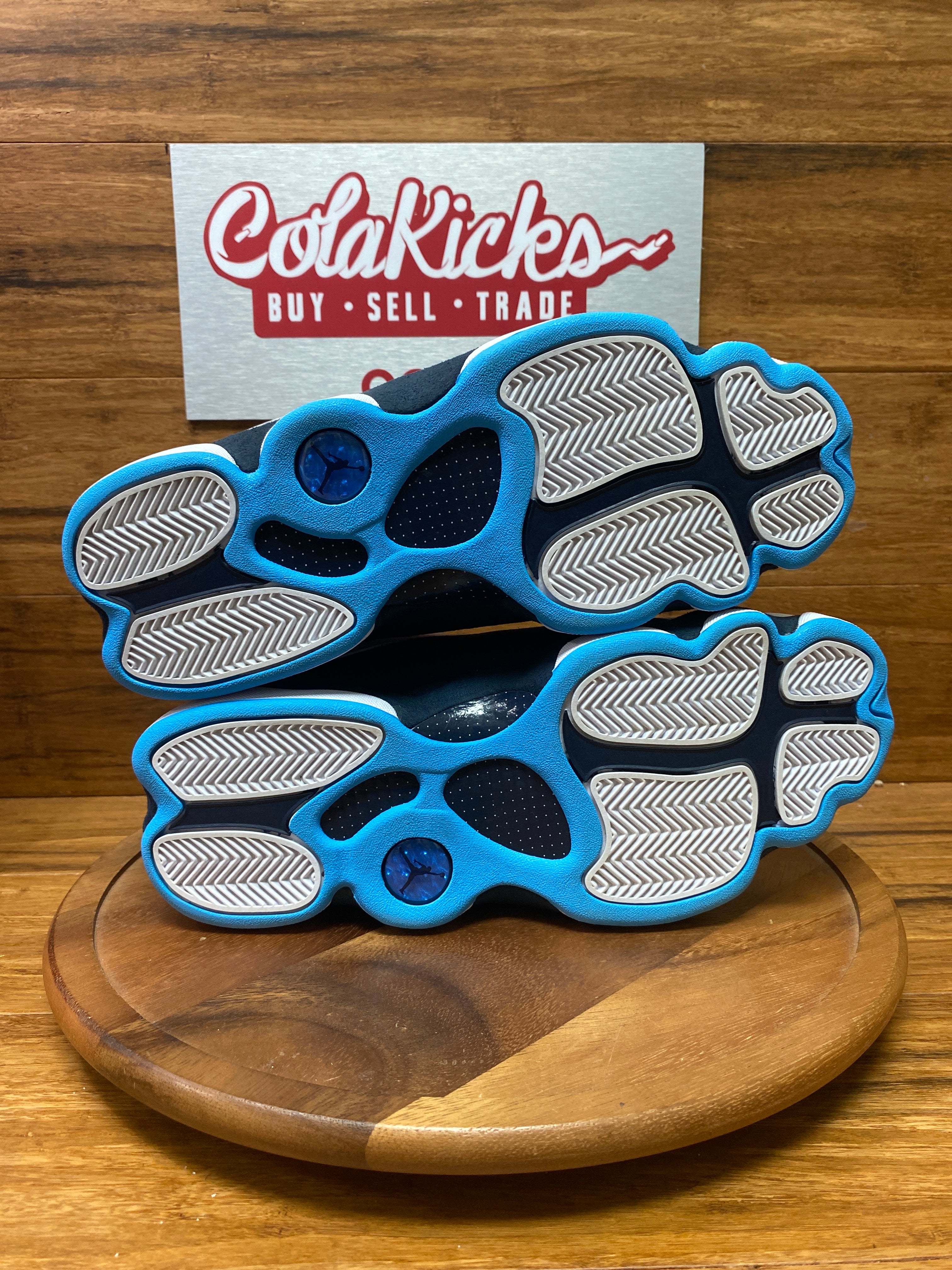 Jordan 13 Retro Obsidian Powder Blue White