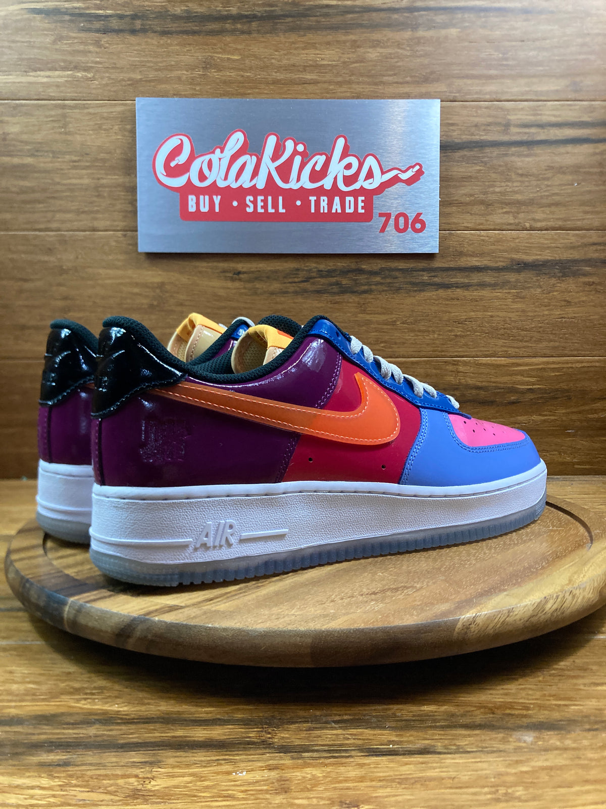 Nike Air Force 1 Low SP Undefeated Multi-Patent Total Orange