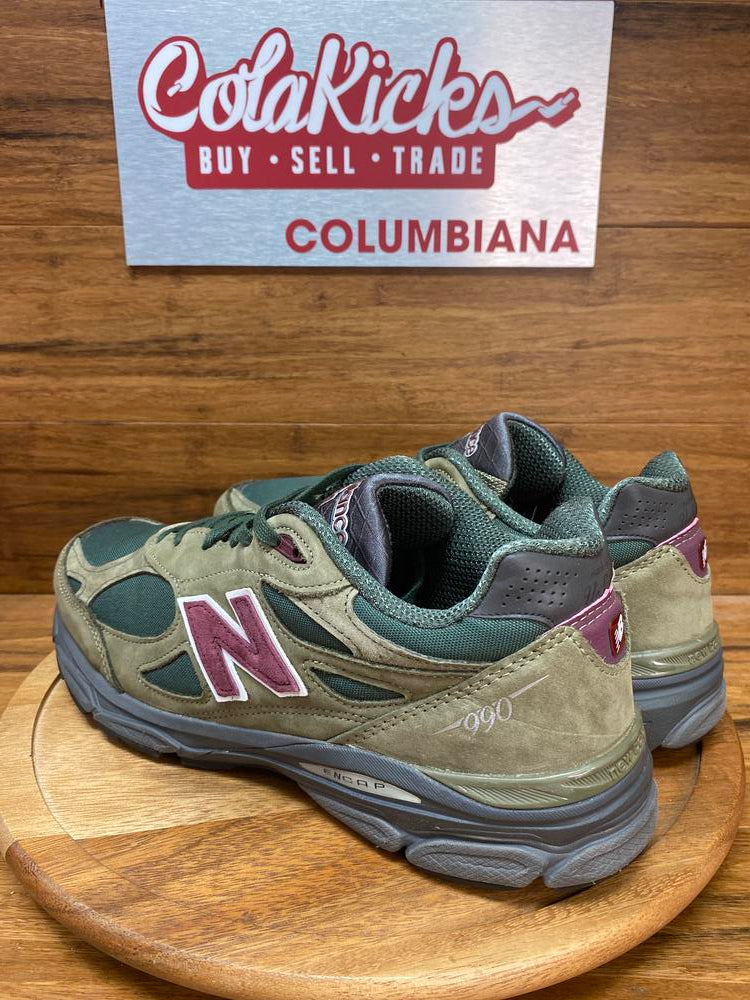 New Balance 990v3 MiUSA Teddy Santis Green Purple