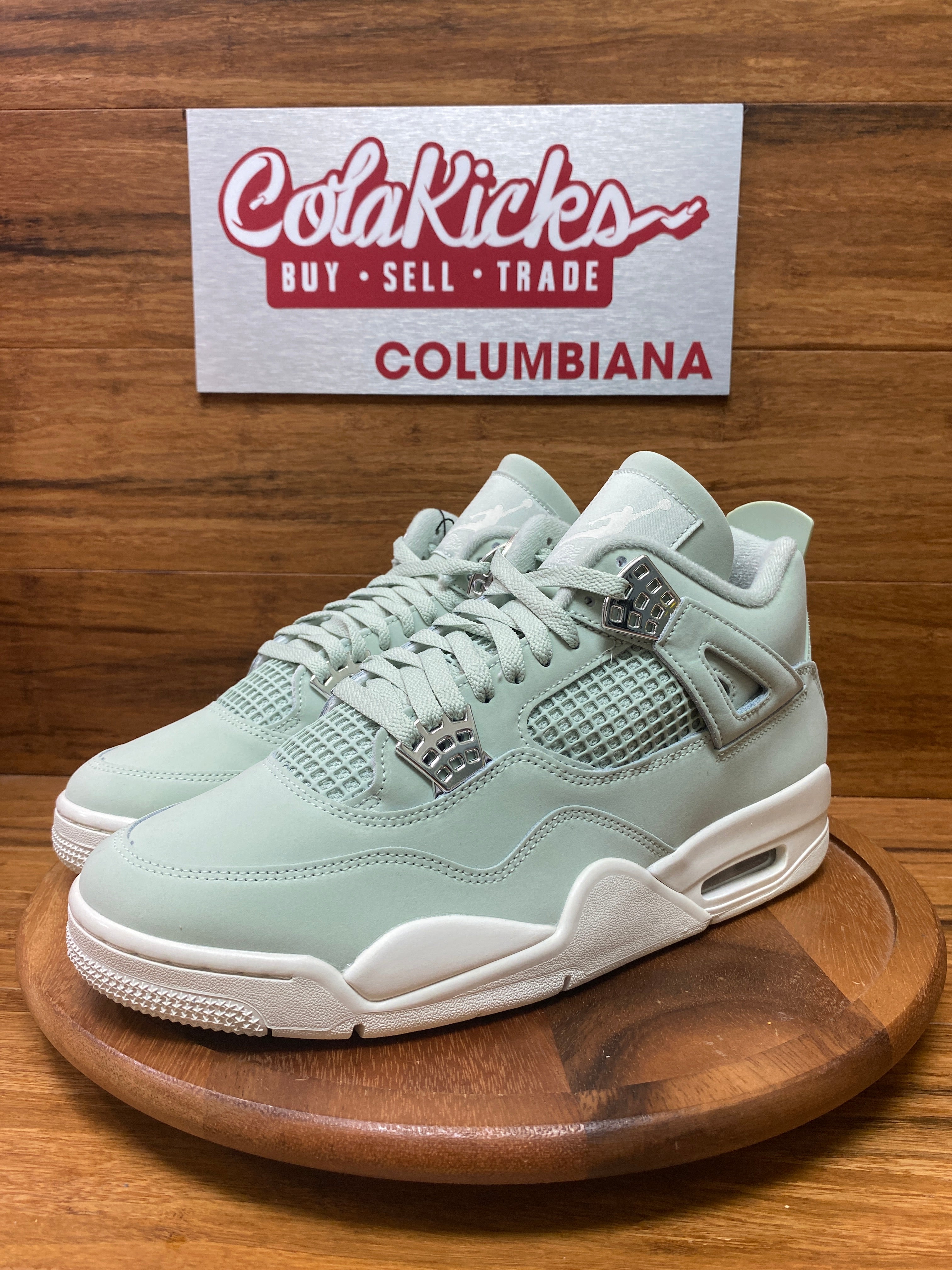 Jordan 4 Retro Seafoam Sail (Women's)