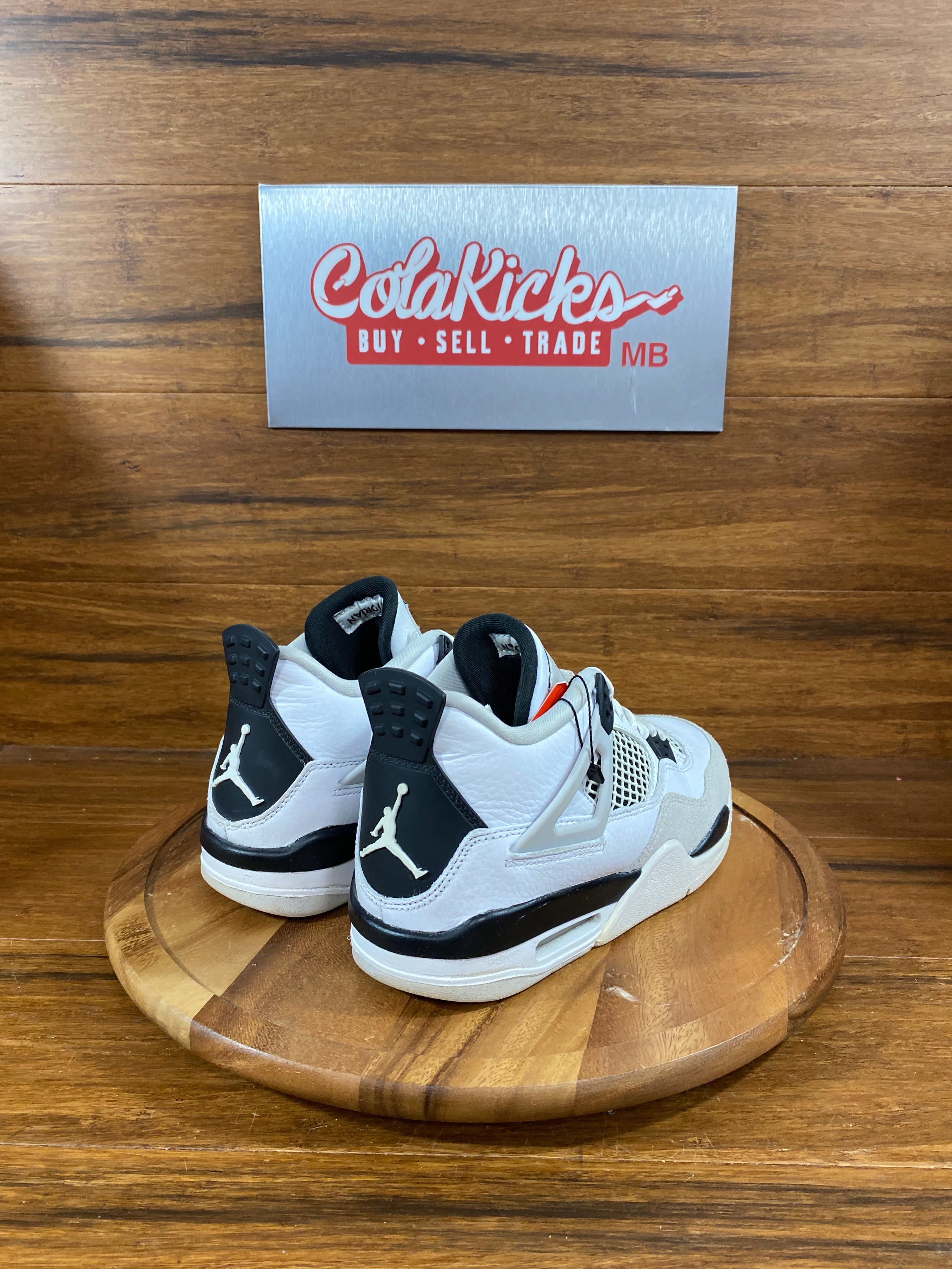 Jordan 4 Retro Military Black (GS)