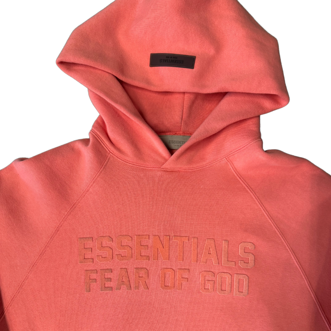 Fear of God Essentials Hoodie 'Coral'