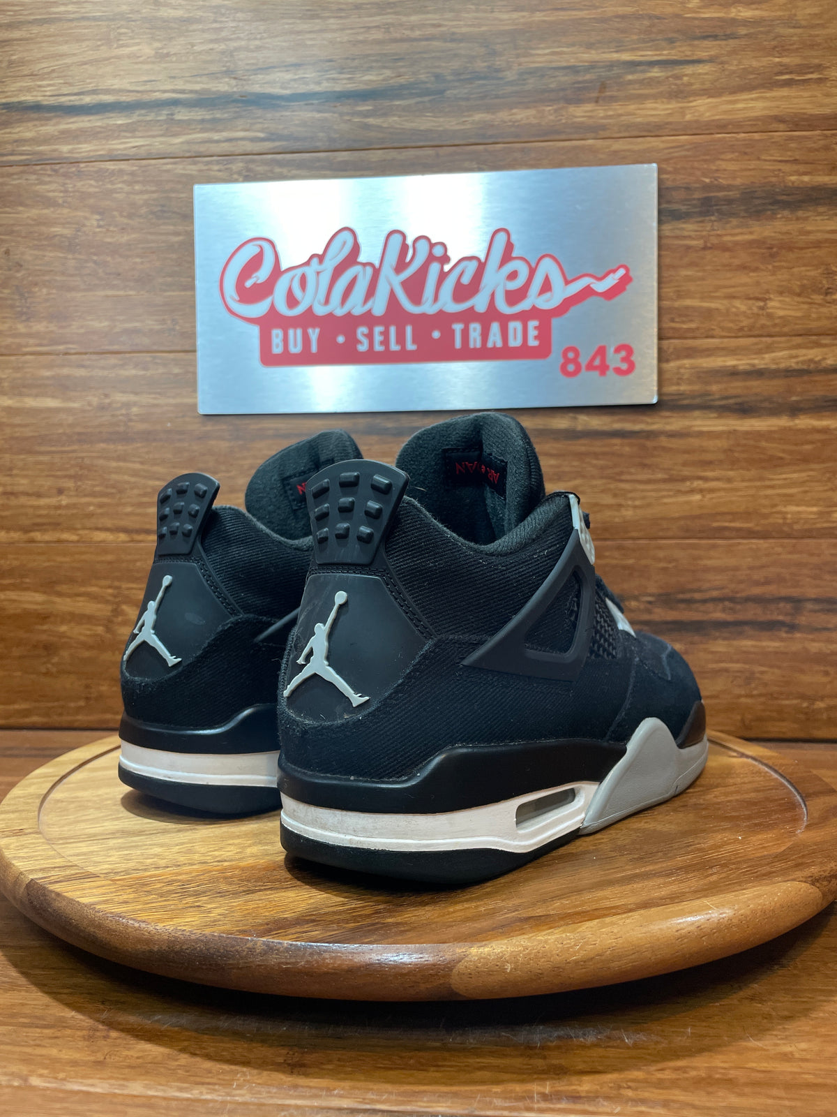 Jordan 4 Retro SE Black Canvas