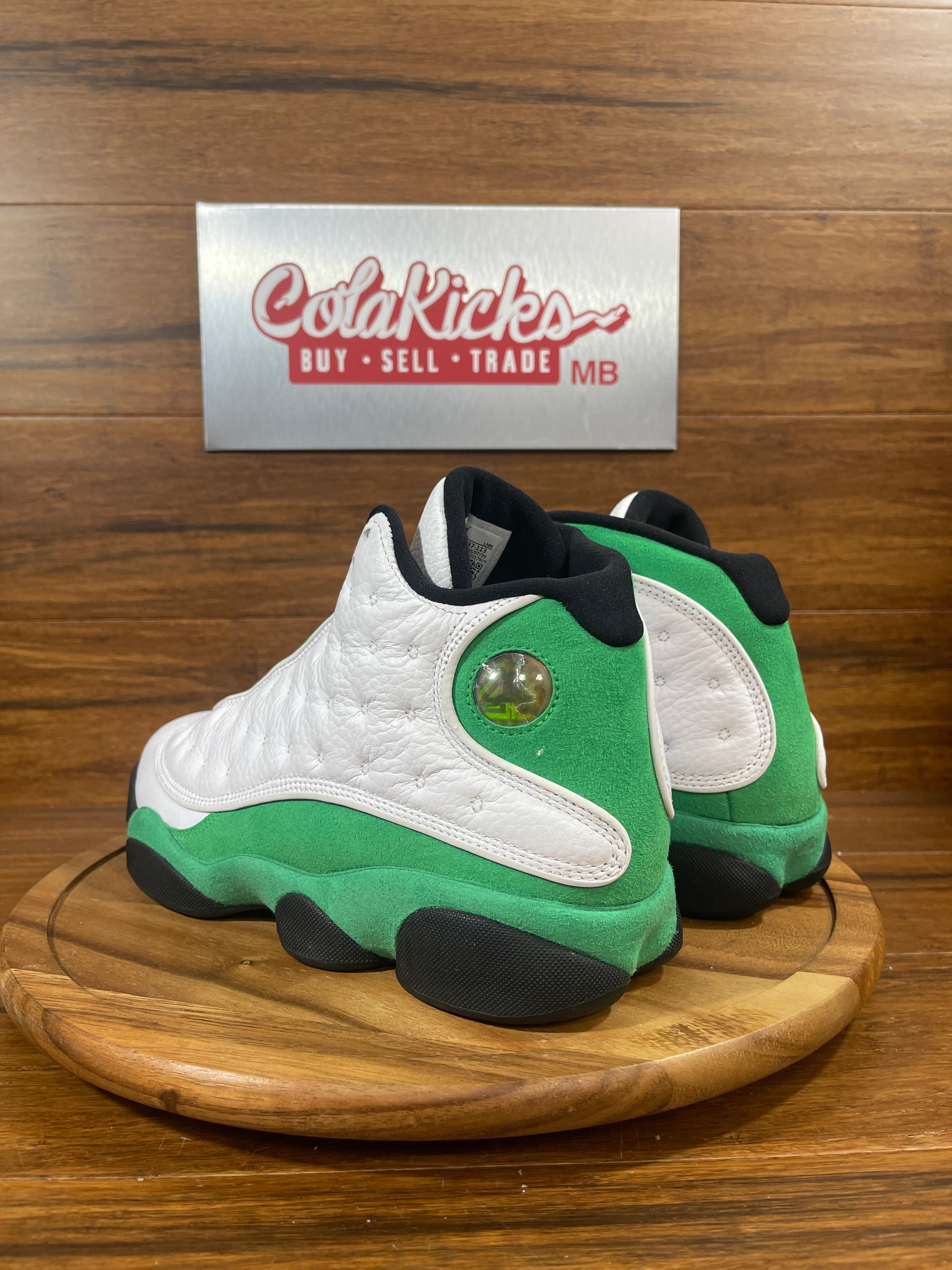 Jordan 13 Retro White Lucky Green