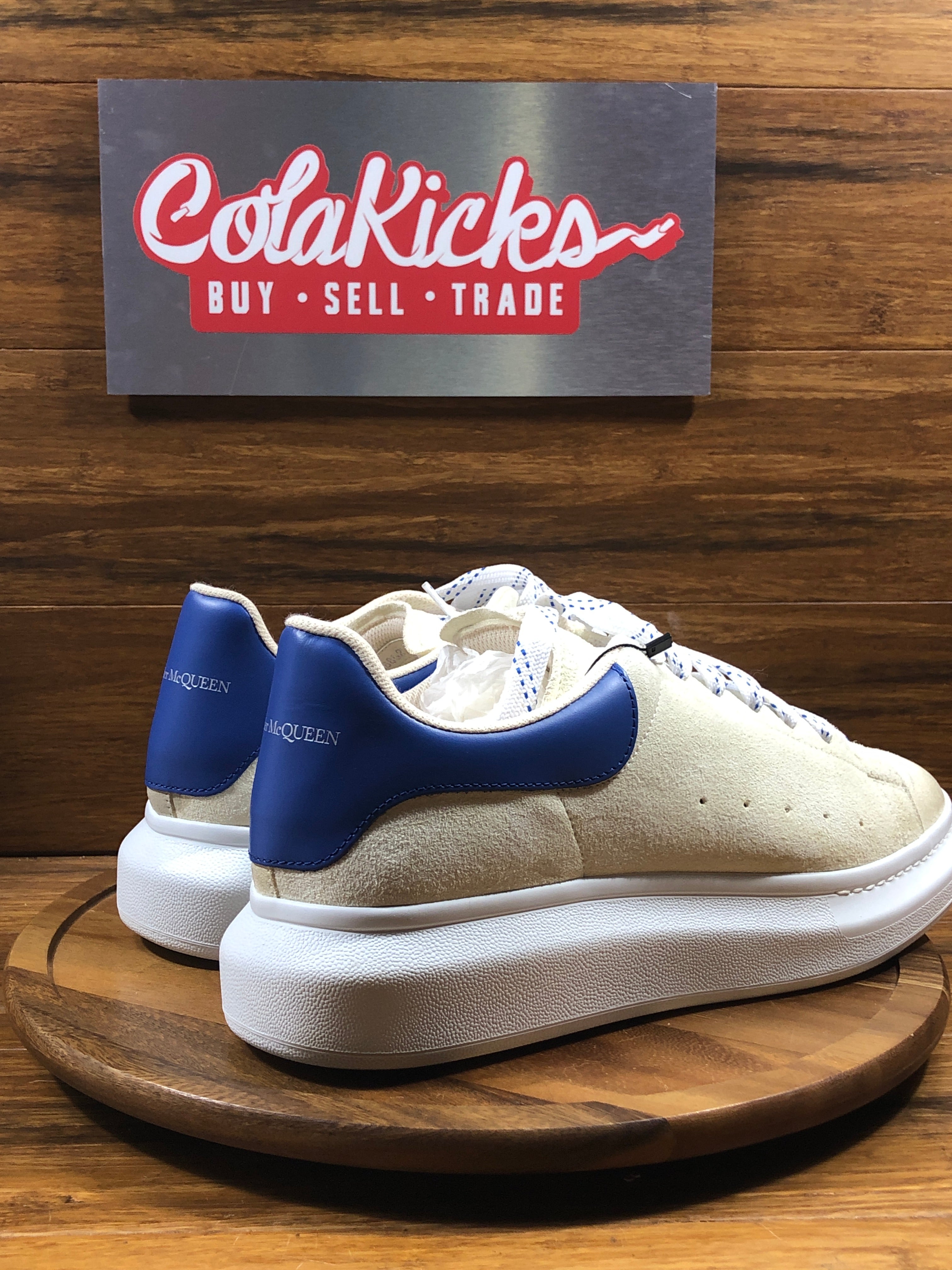 Alexander McQueen Oversized Sneaker 'Vanilla Blue'