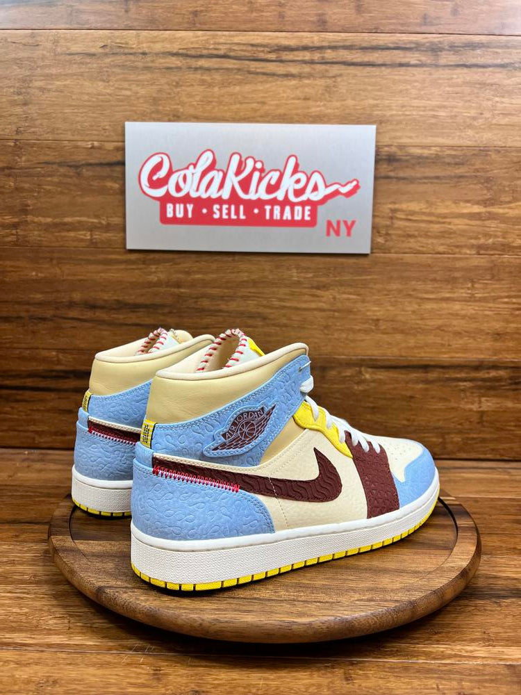 Jordan 1 Mid SE Fearless Maison Chateau Rouge josh consign