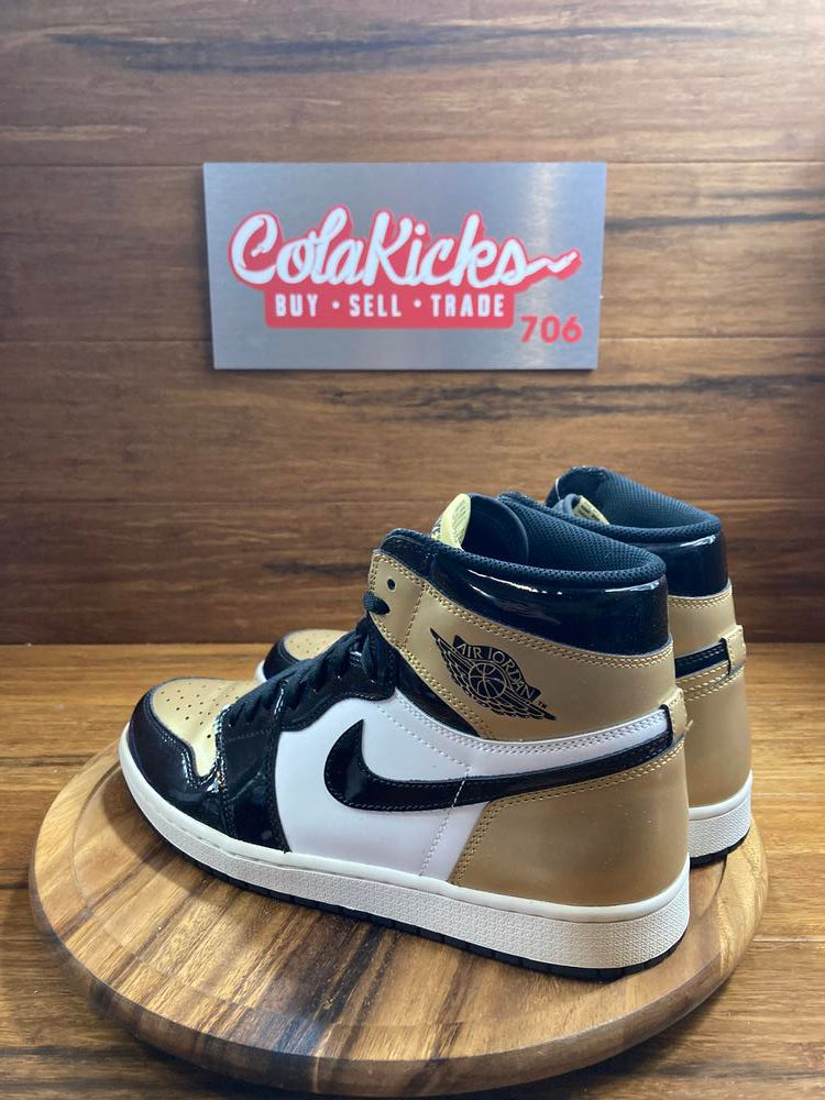 Jordan 1 Retro High NRG Patent Gold Toe