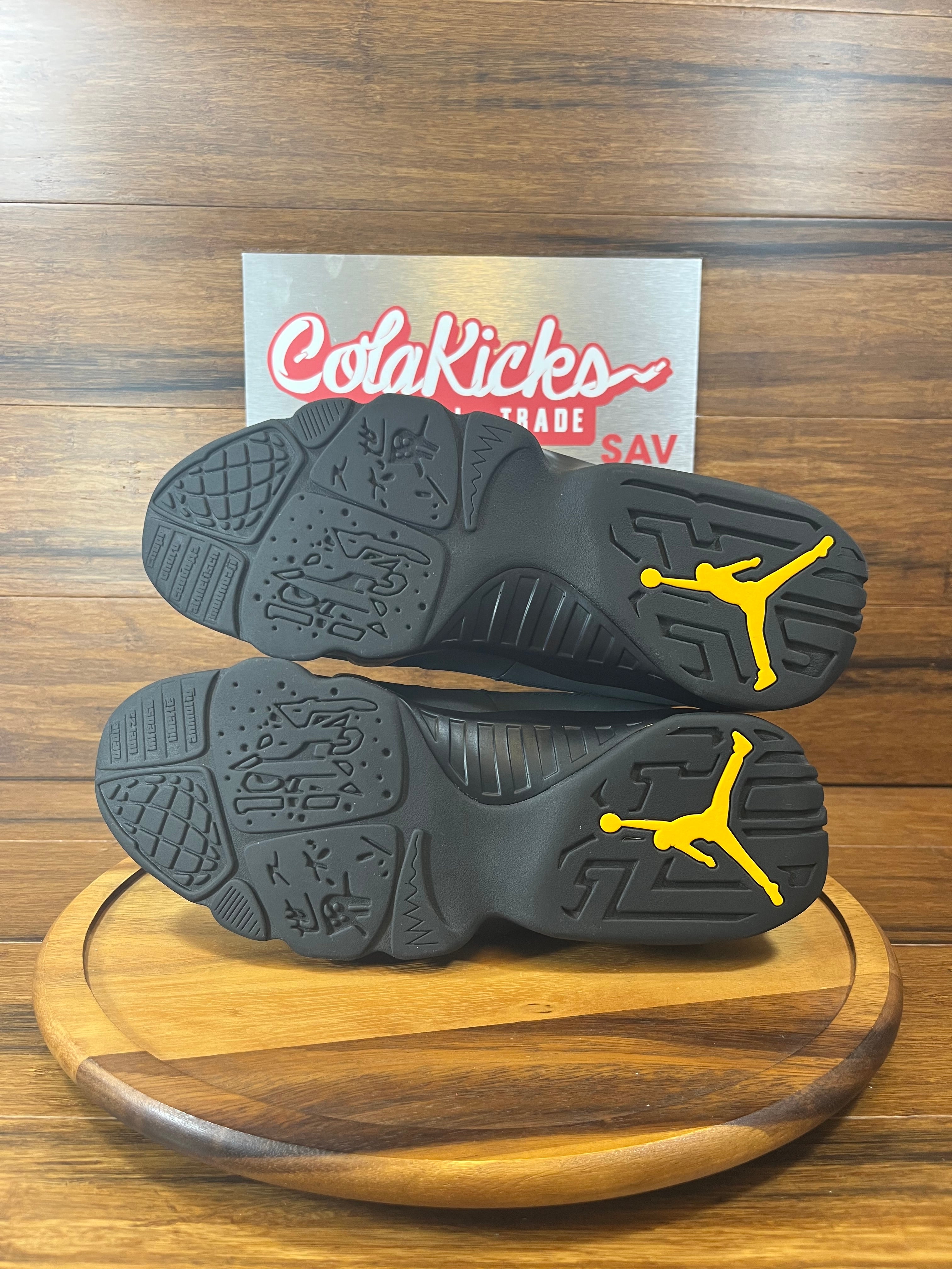 Jordan 9 Retro Dark Charcoal University Gold