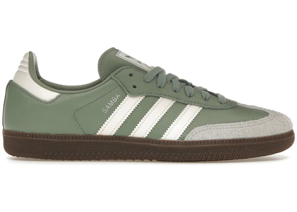 adidas Samba OG Silver Green Chalk White adidas Samba OG Silver Green Chalk White