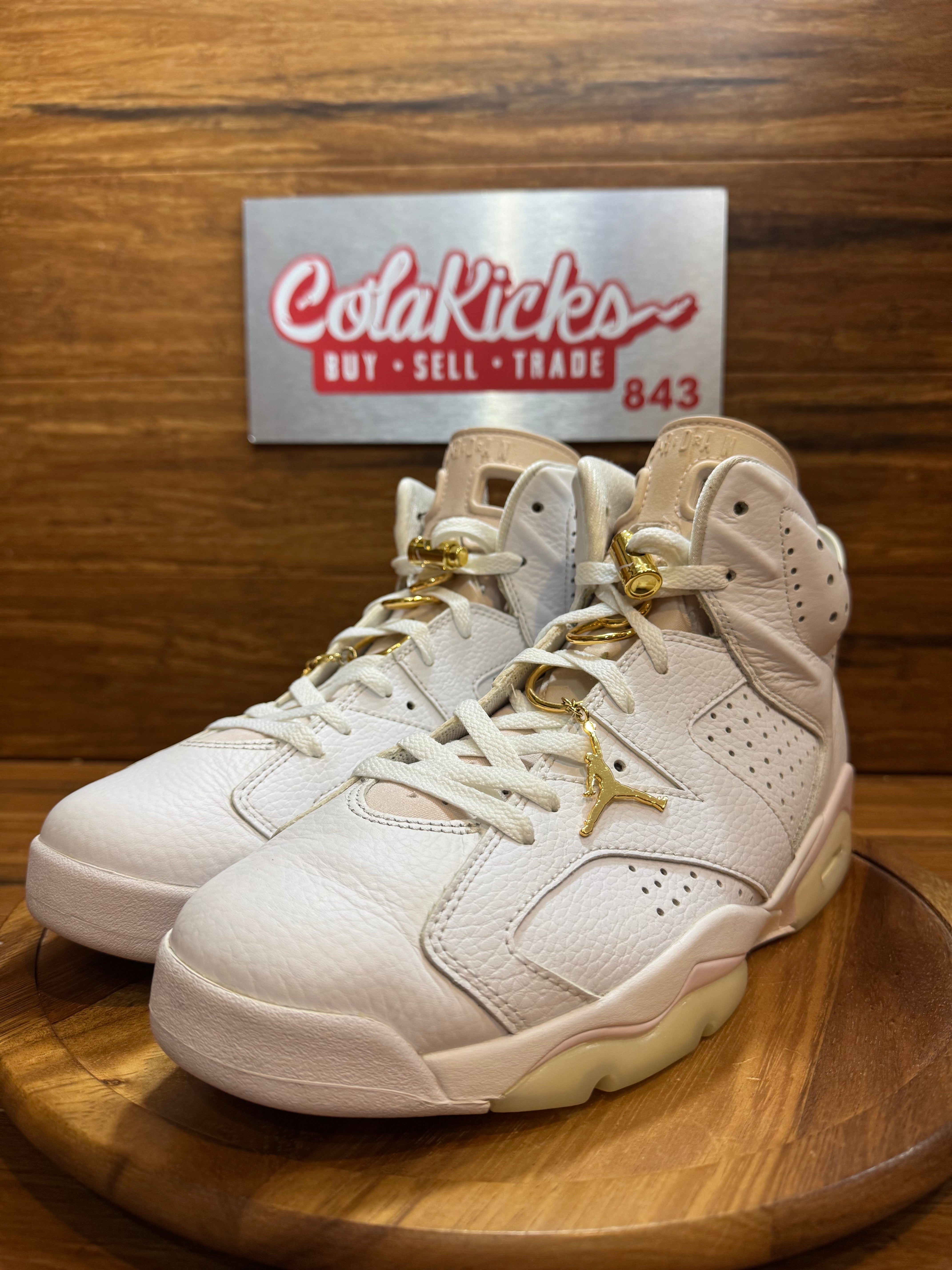 Jordan 6 Retro Gold Hoops (Women's)