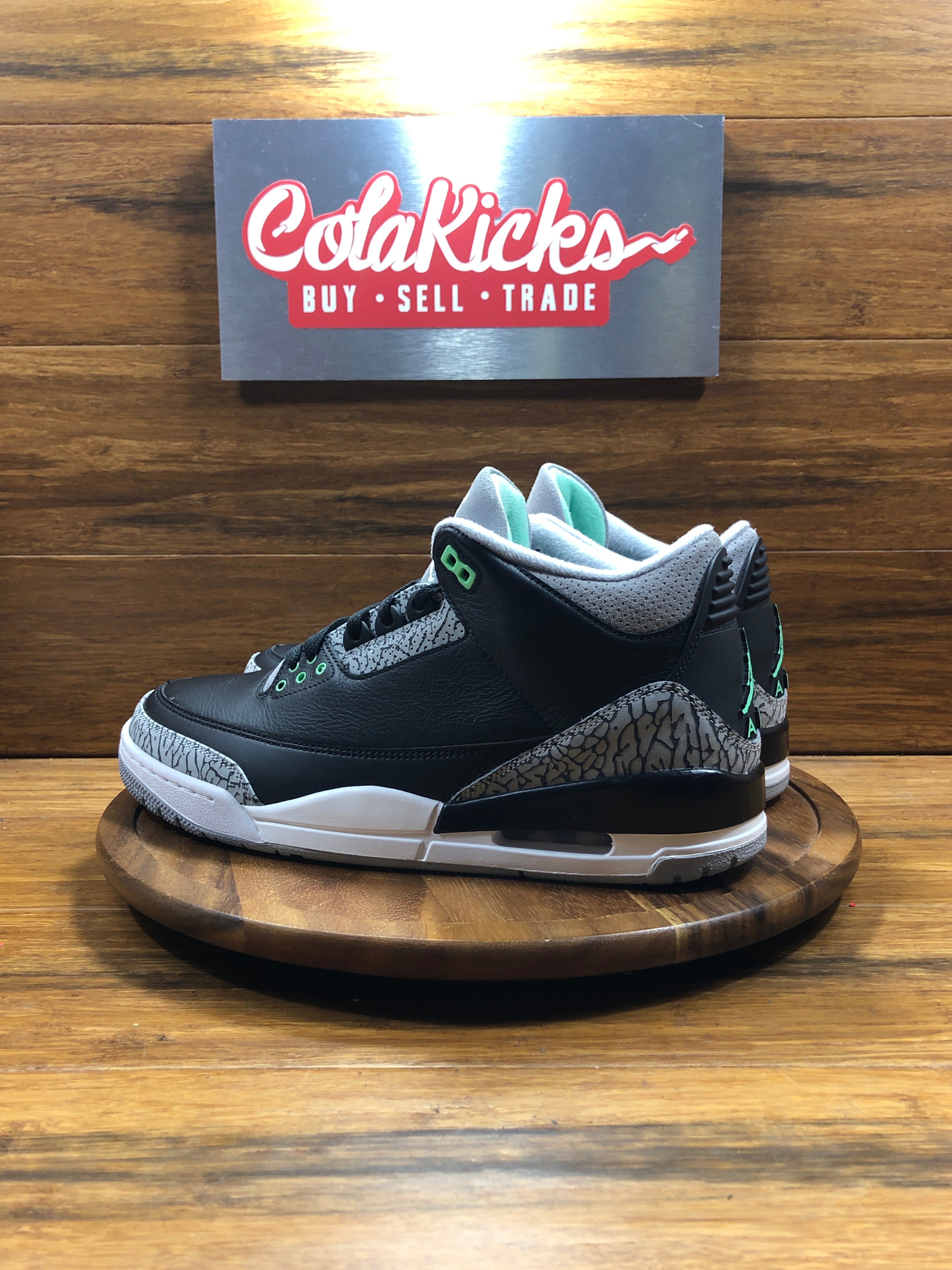 Jordan 3 Retro Green Glow