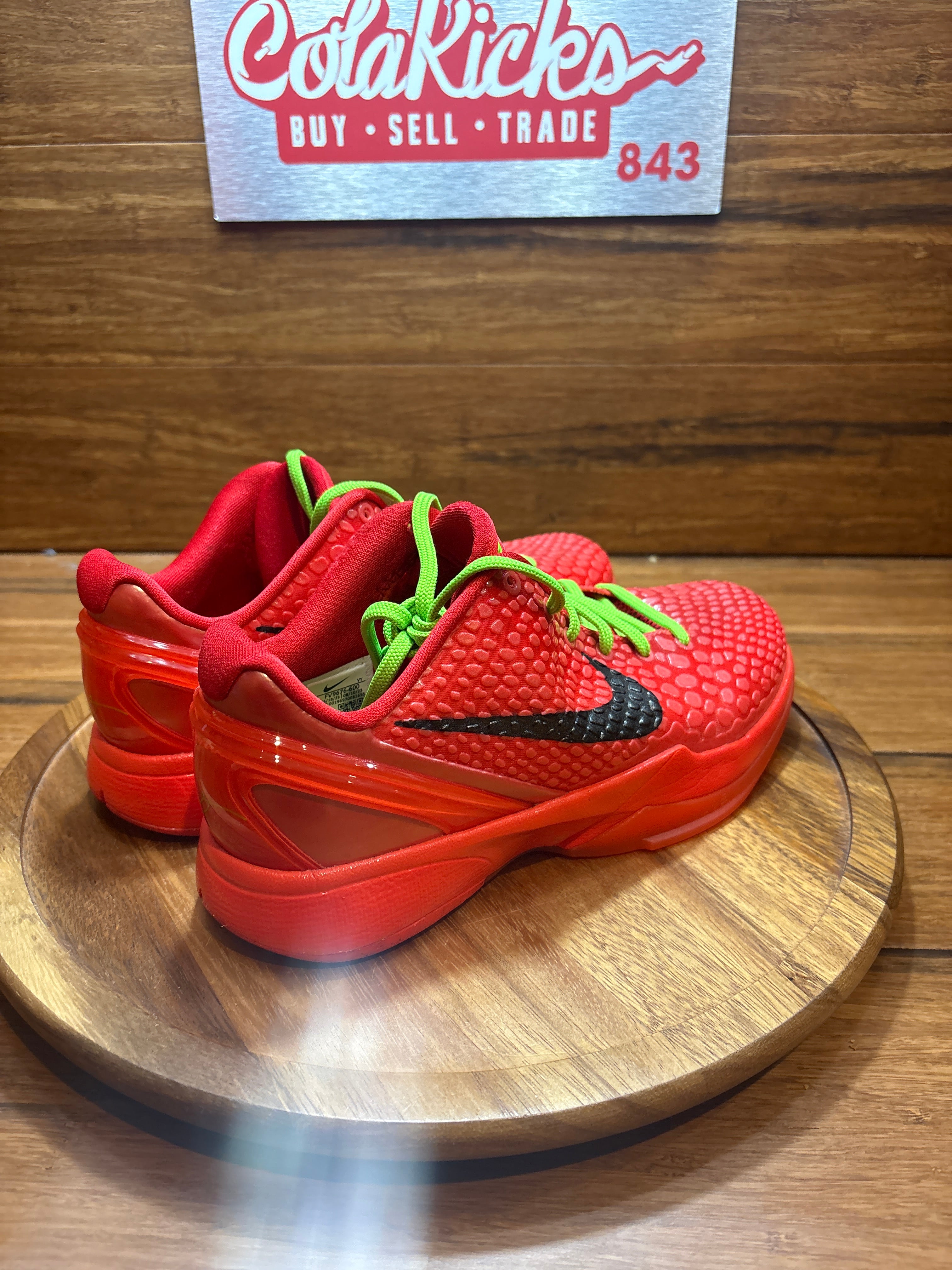 Nike Kobe 6 Protro Reverse Grinch (GS)