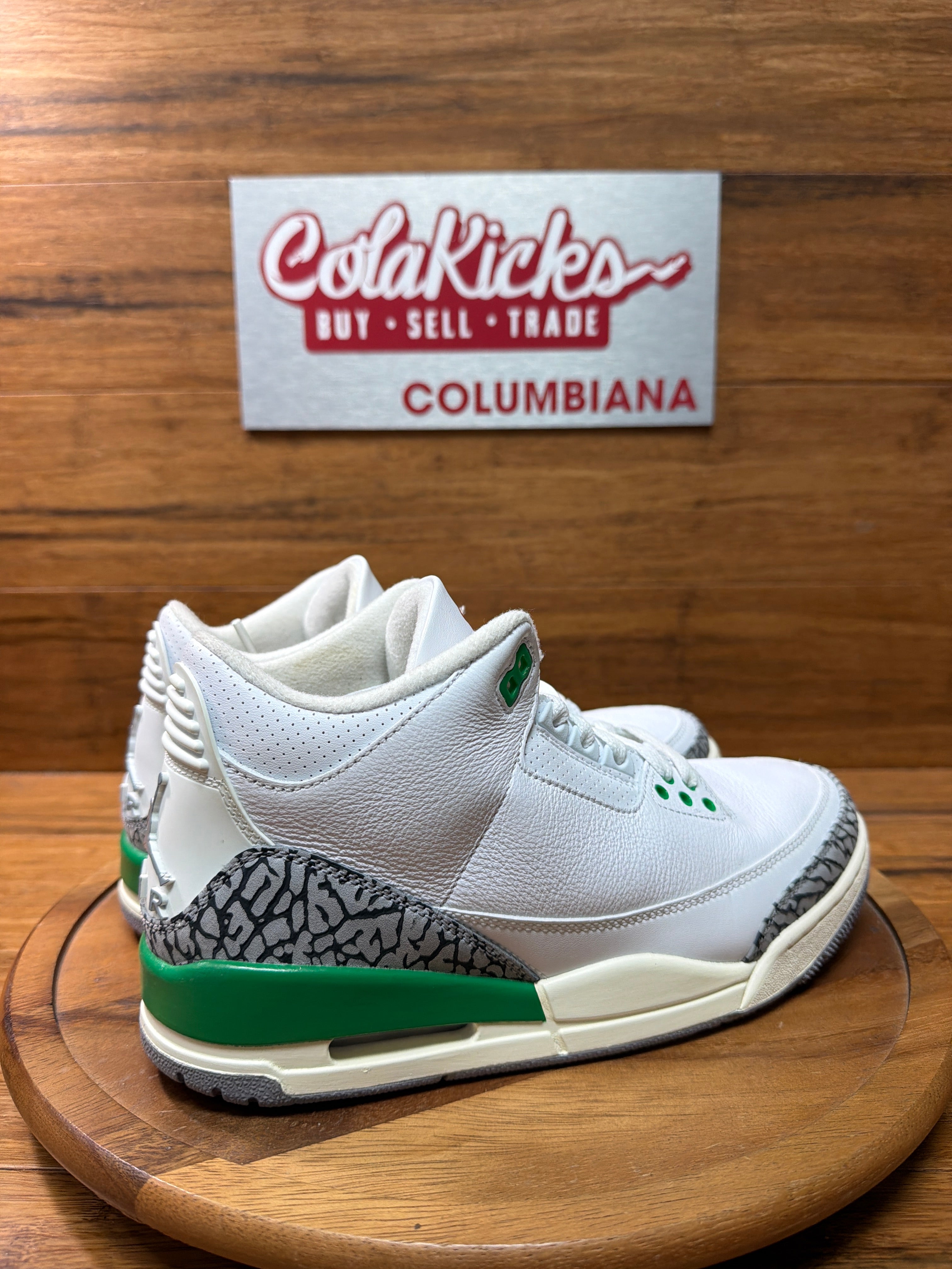Jordan 3 Retro Lucky Green (Women's)