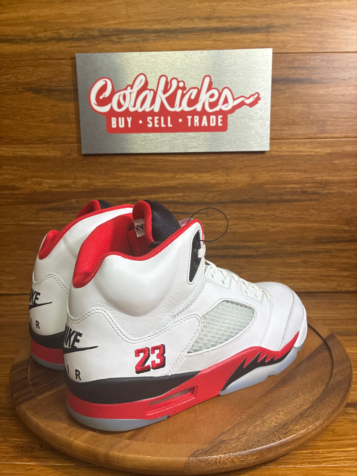 Jordan 5 Retro Fire Red Black Tongue (2025)
