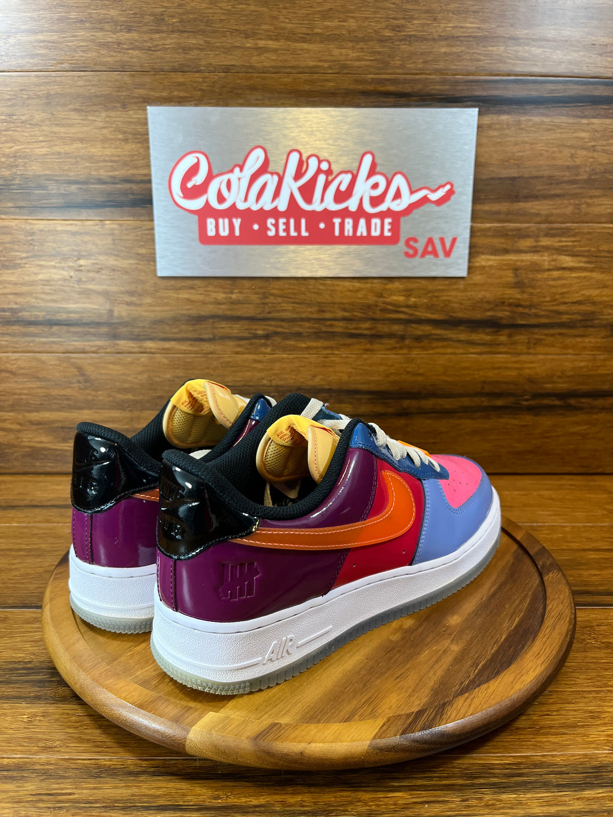 Nike Air Force 1 Low SP Undefeated Multi-Patent Total Orange
