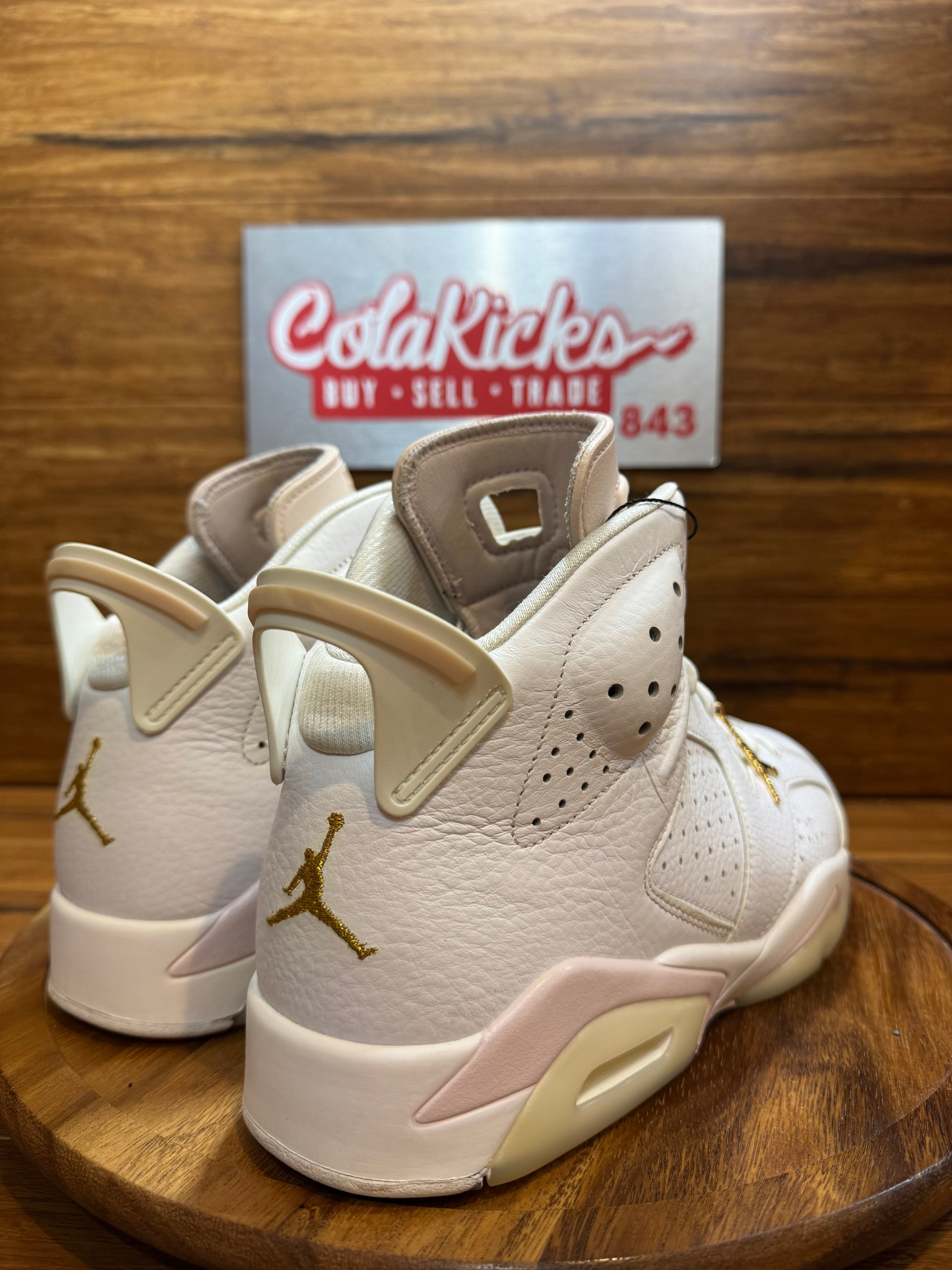 Jordan 6 Retro Gold Hoops (Women's)