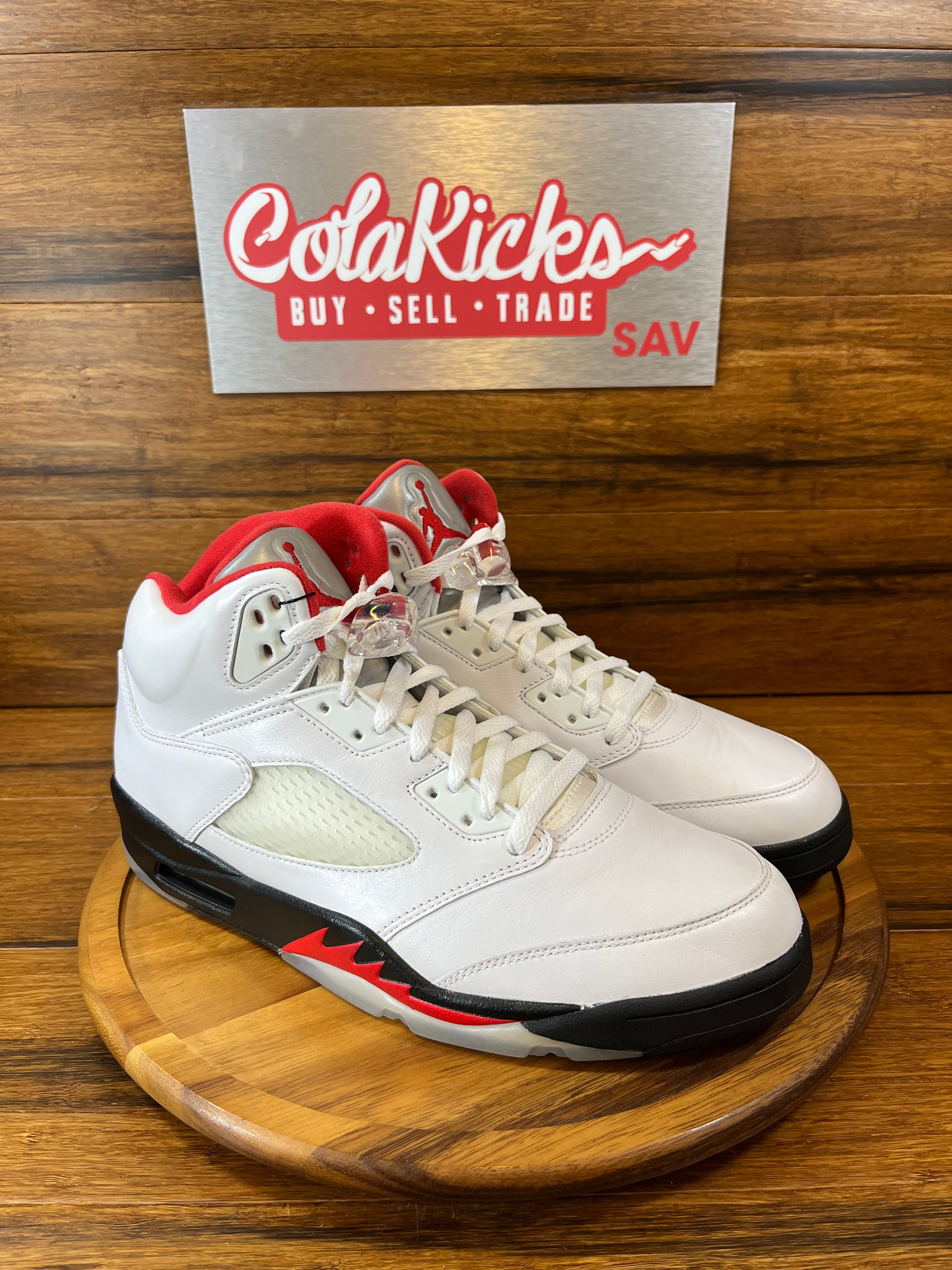 Jordan 5 Retro Fire Red Silver Tongue (2020)