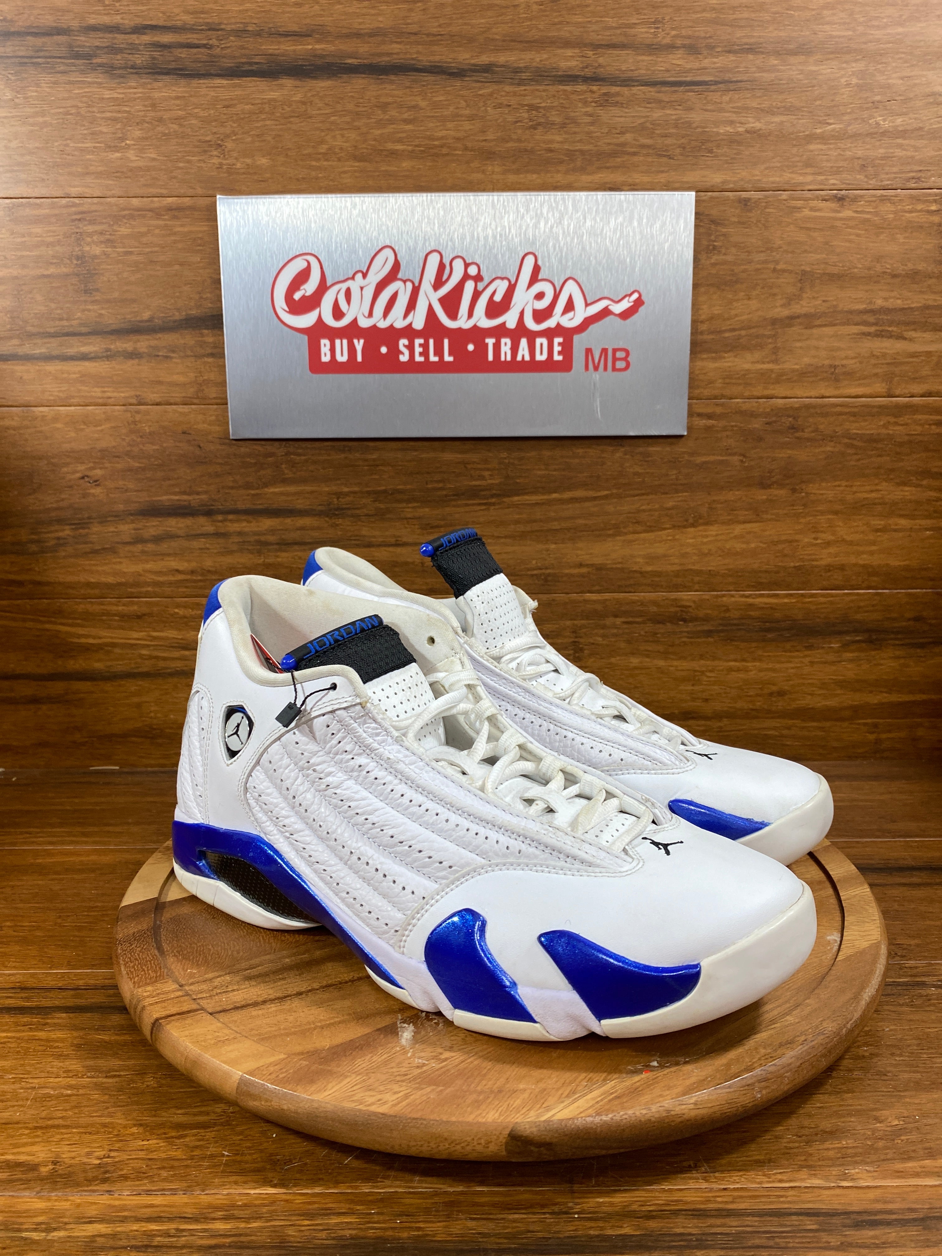 Jordan 14 Retro White Hyper Royal