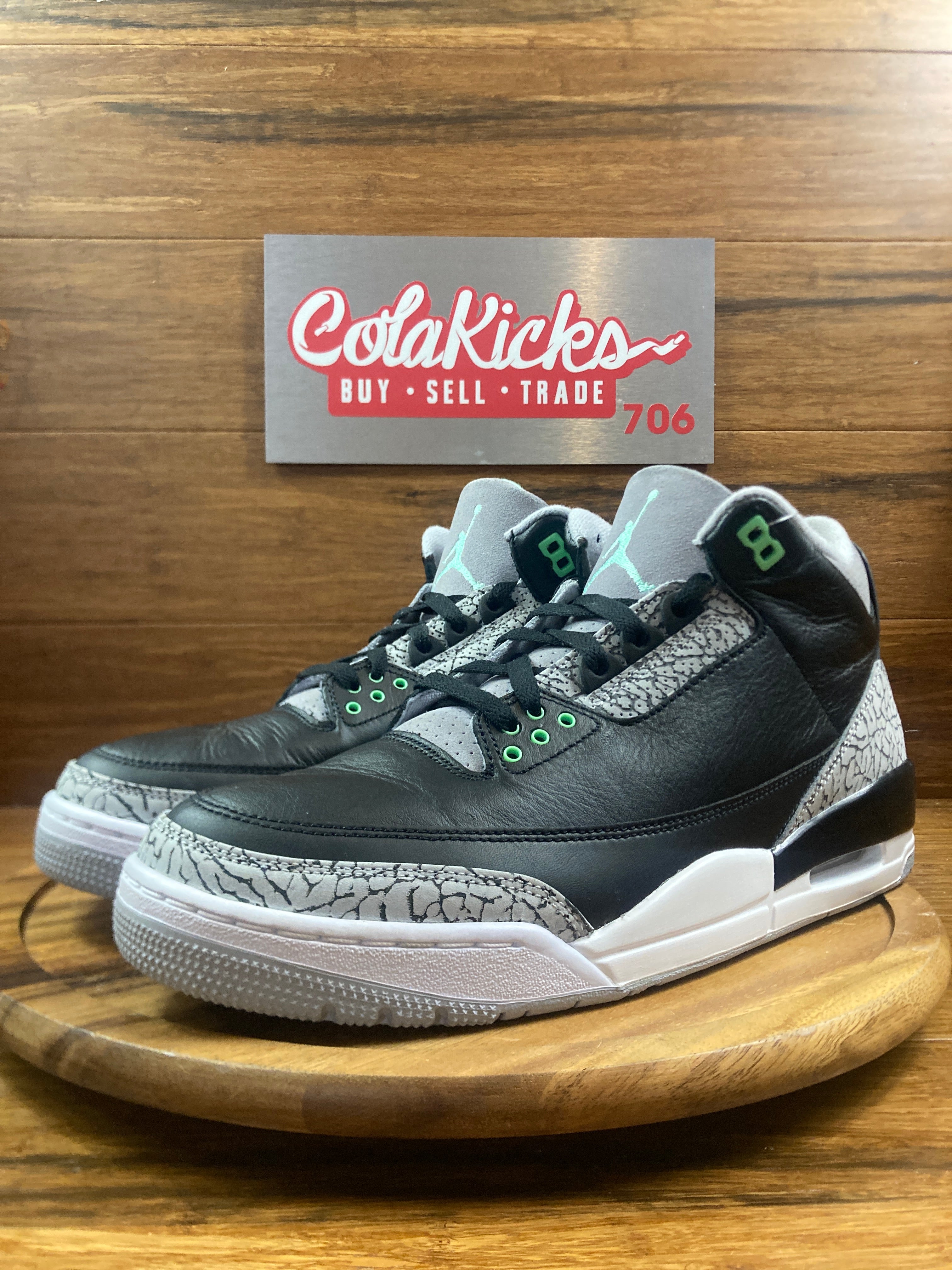Jordan 3 Retro Green Glow