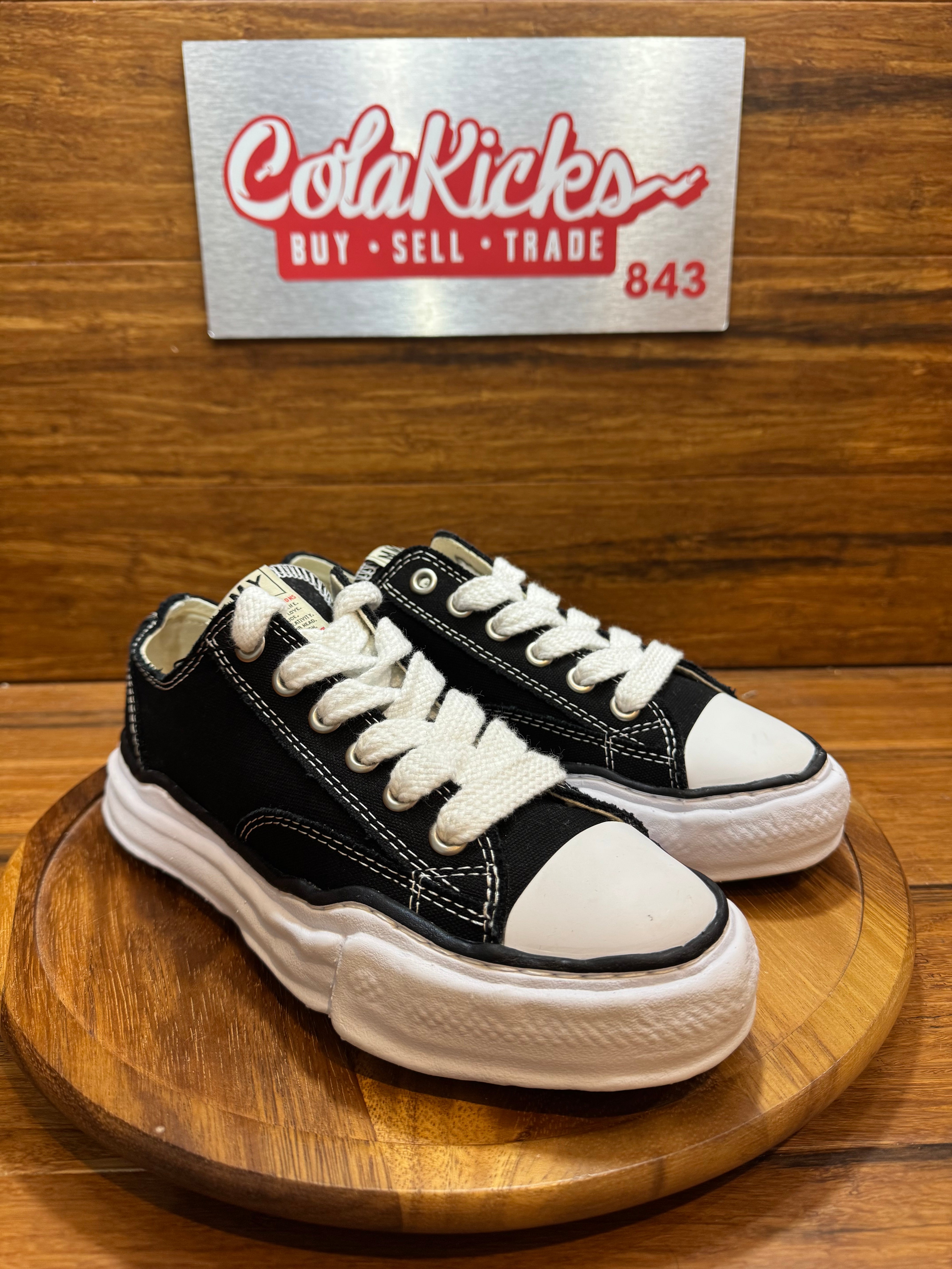 Maison Mihara Yasuhiro Peterson OG Sole Canvas Low Black