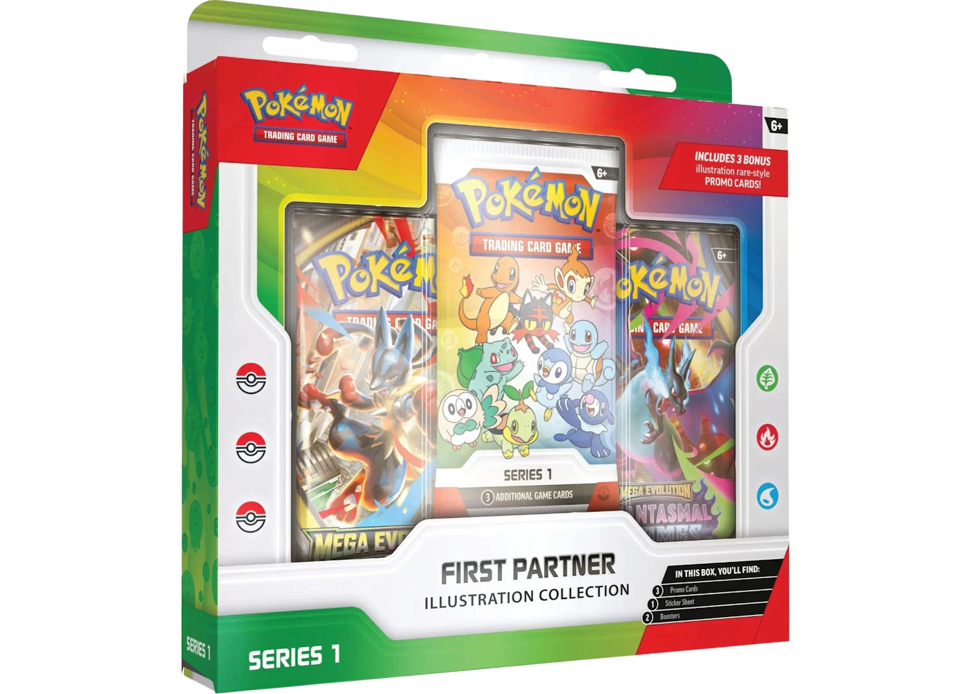 Pokémon First Partner Illustration Collection Wax Set