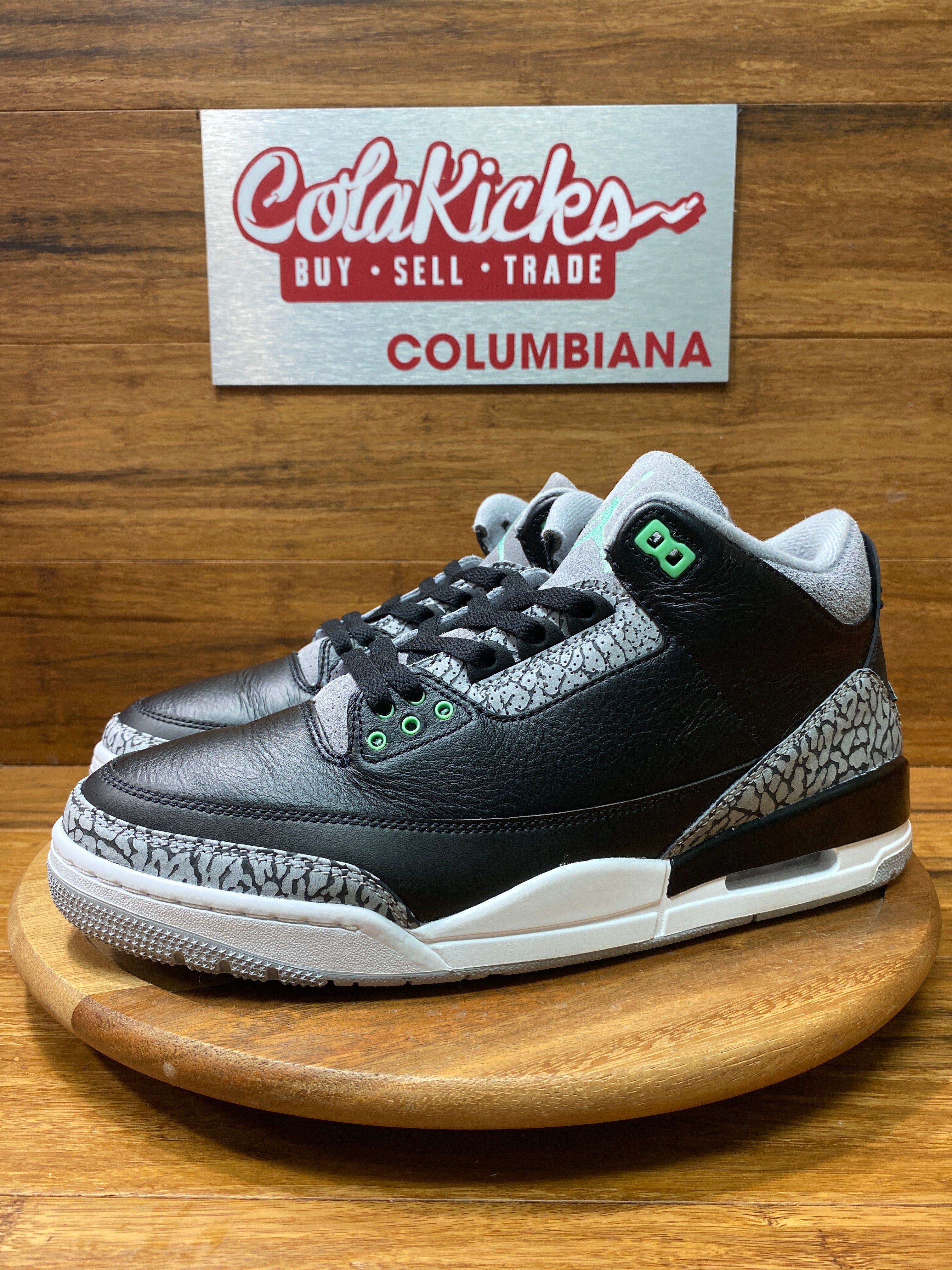 Jordan 3 Retro Green Glow