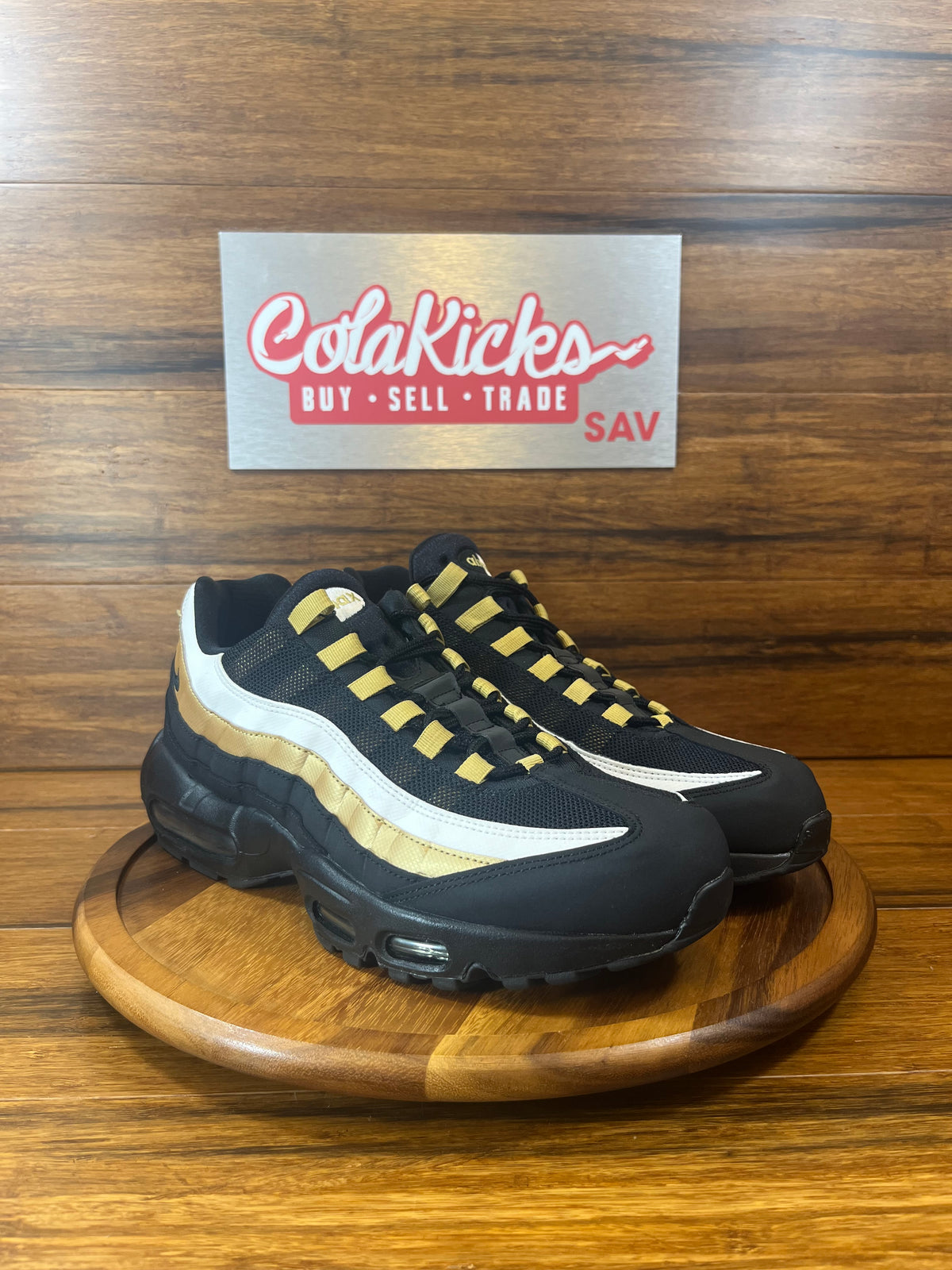 Nike Air Max 95 OG Black Metallic Gold White