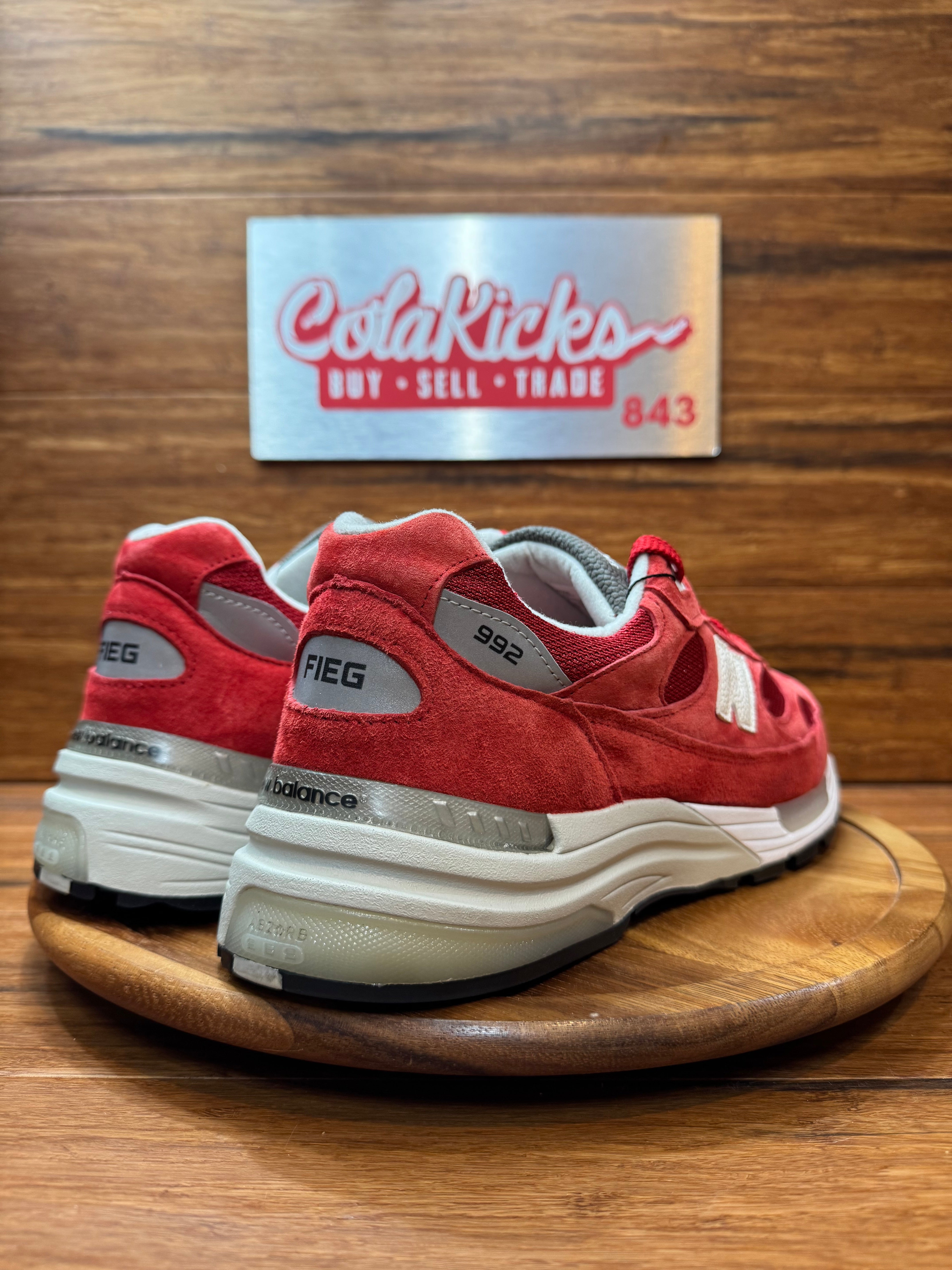 New Balance 992 Kith Kithmas Red
