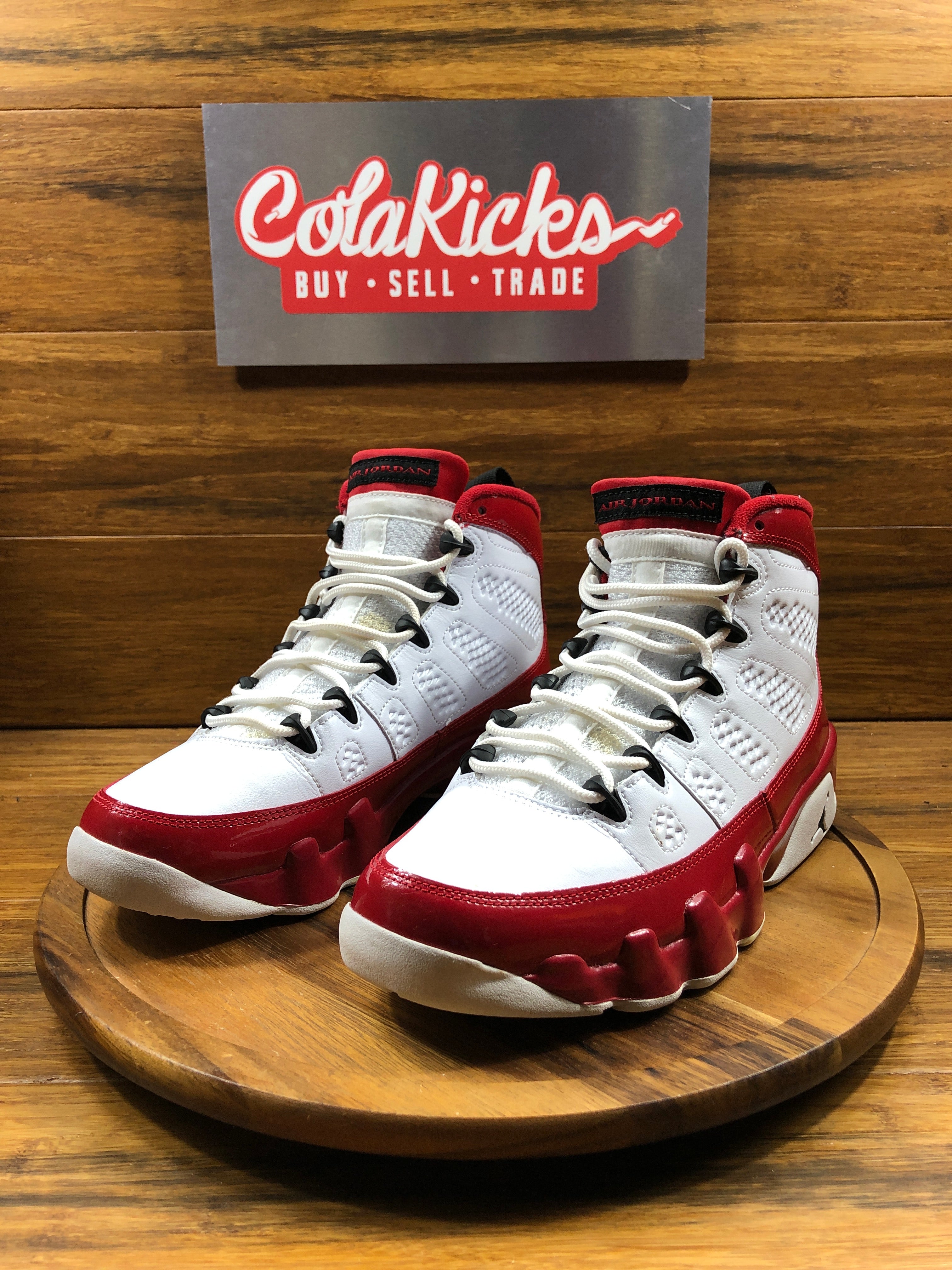 Jordan 9 Retro White Gym Red