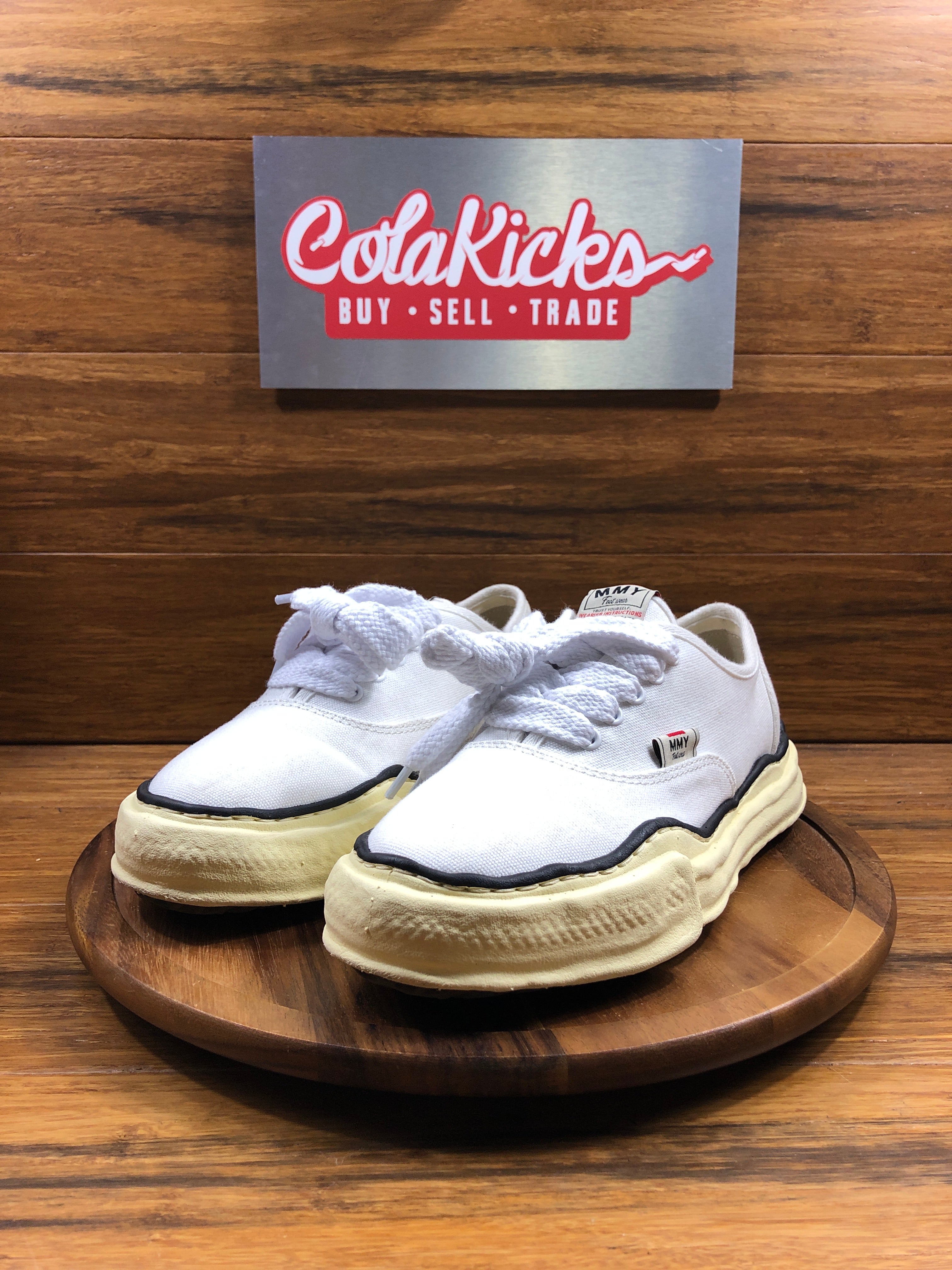Maison Mihara Yasuhiro Baker Vintage-Like OG Sole Canvas Low White