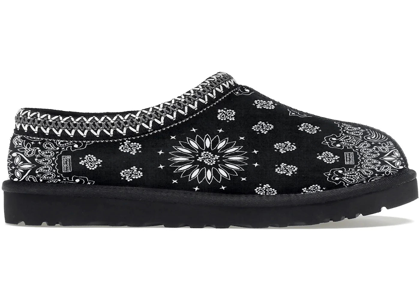 Bravest Studios Paisley Slippers V2 Black