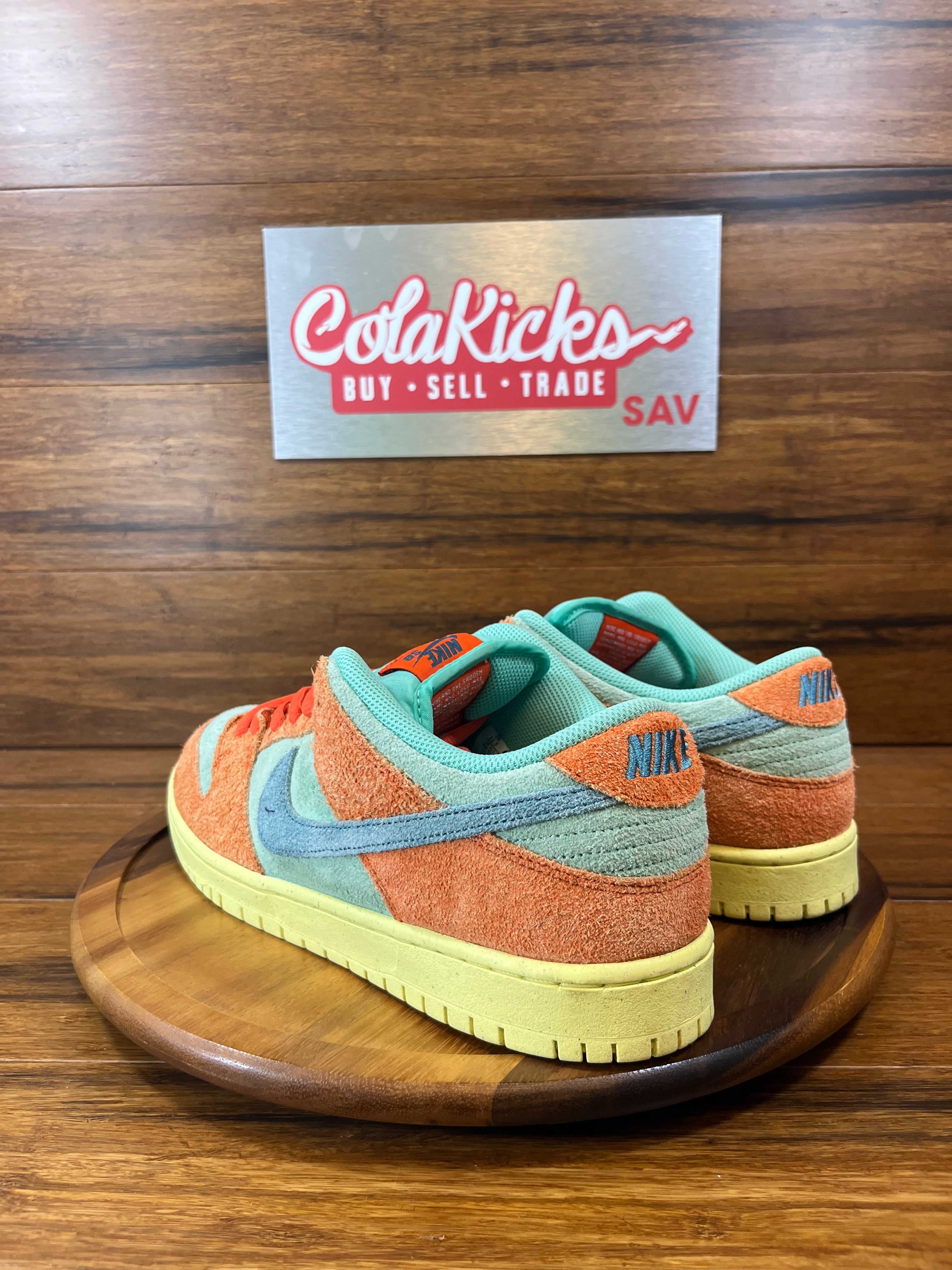 Nike SB Dunk Low Orange Emerald Rise