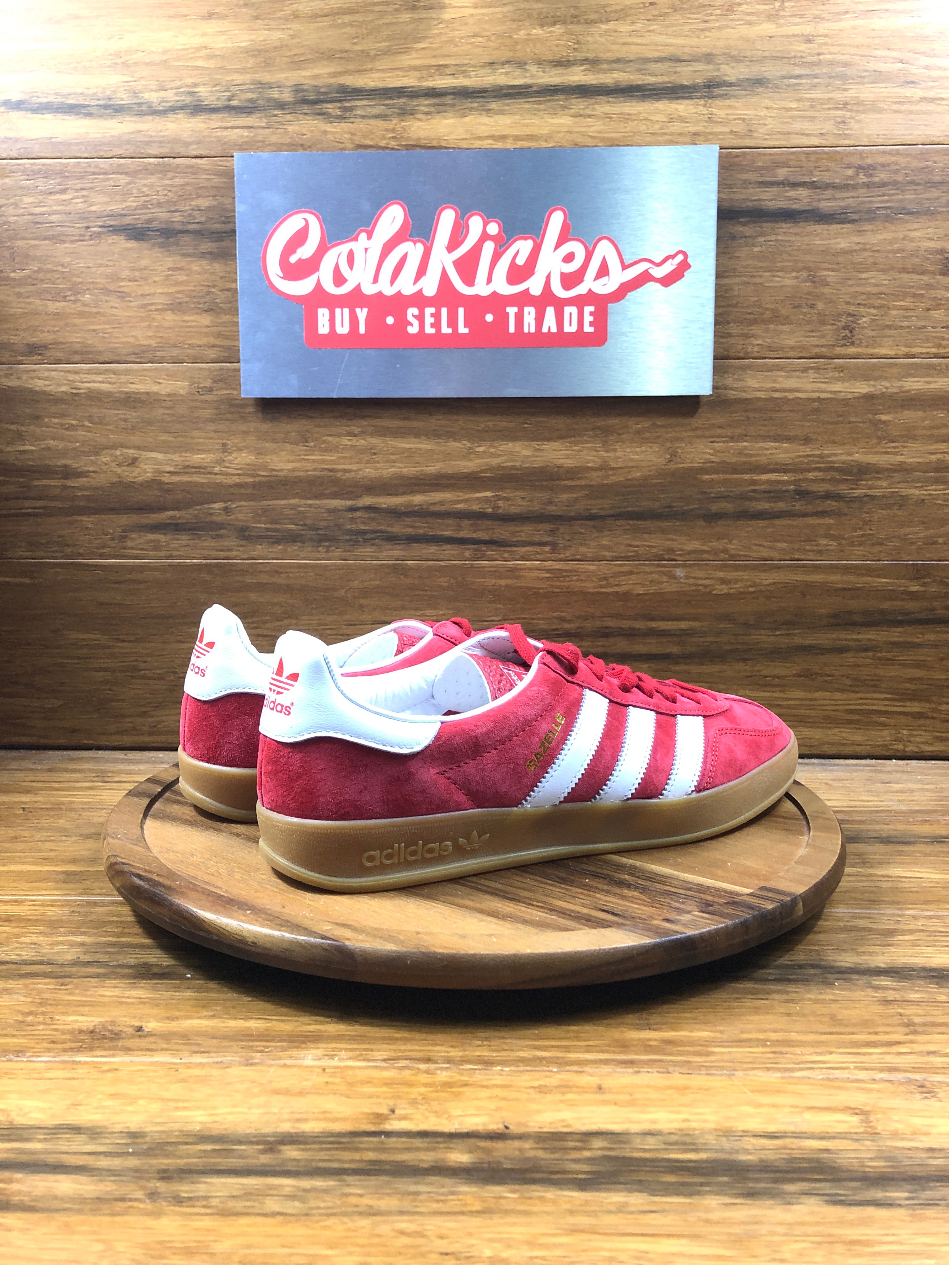 adidas Gazelle Indoor Scarlet Cloud White