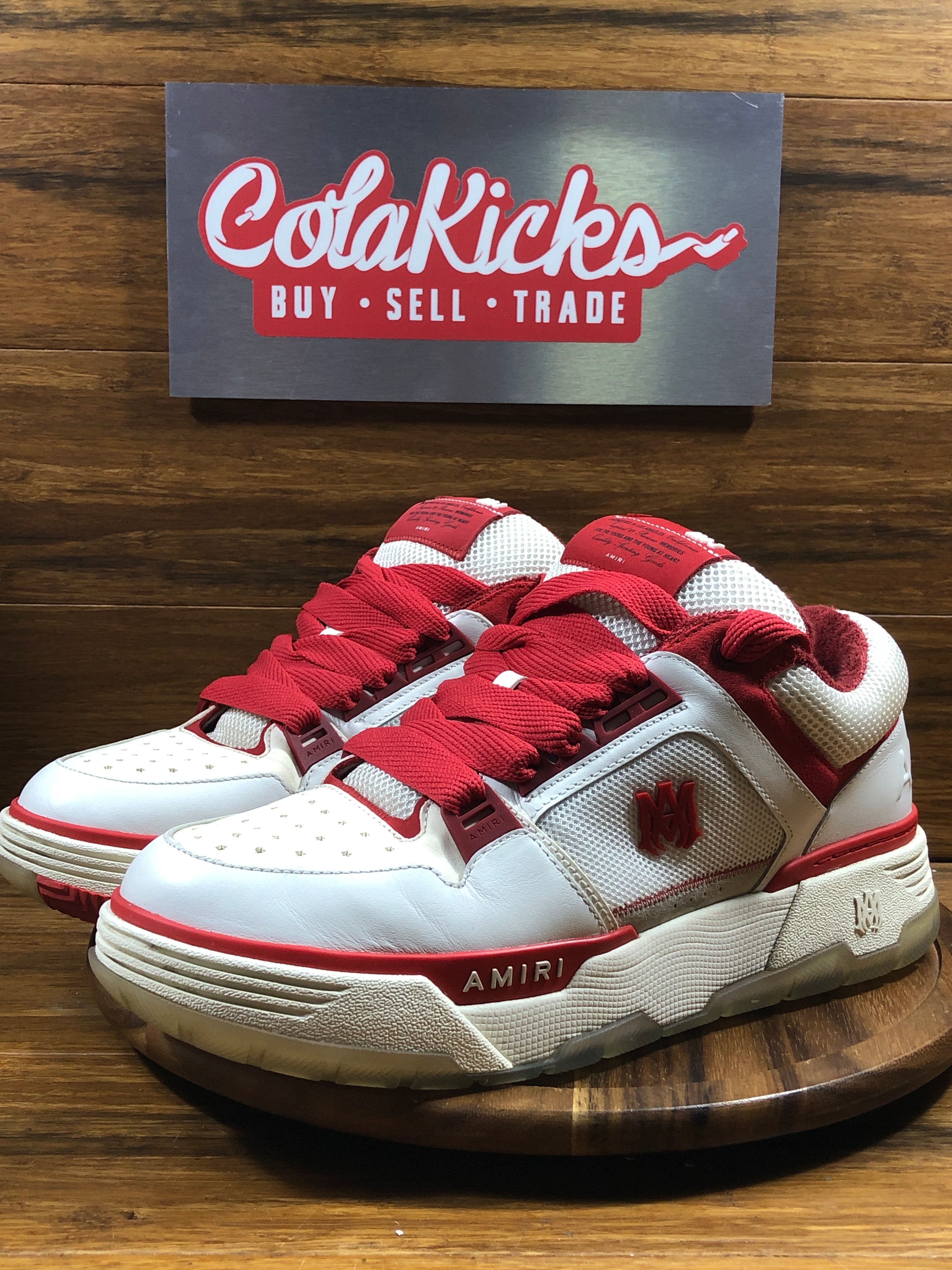 Amiri MA-1 White Red