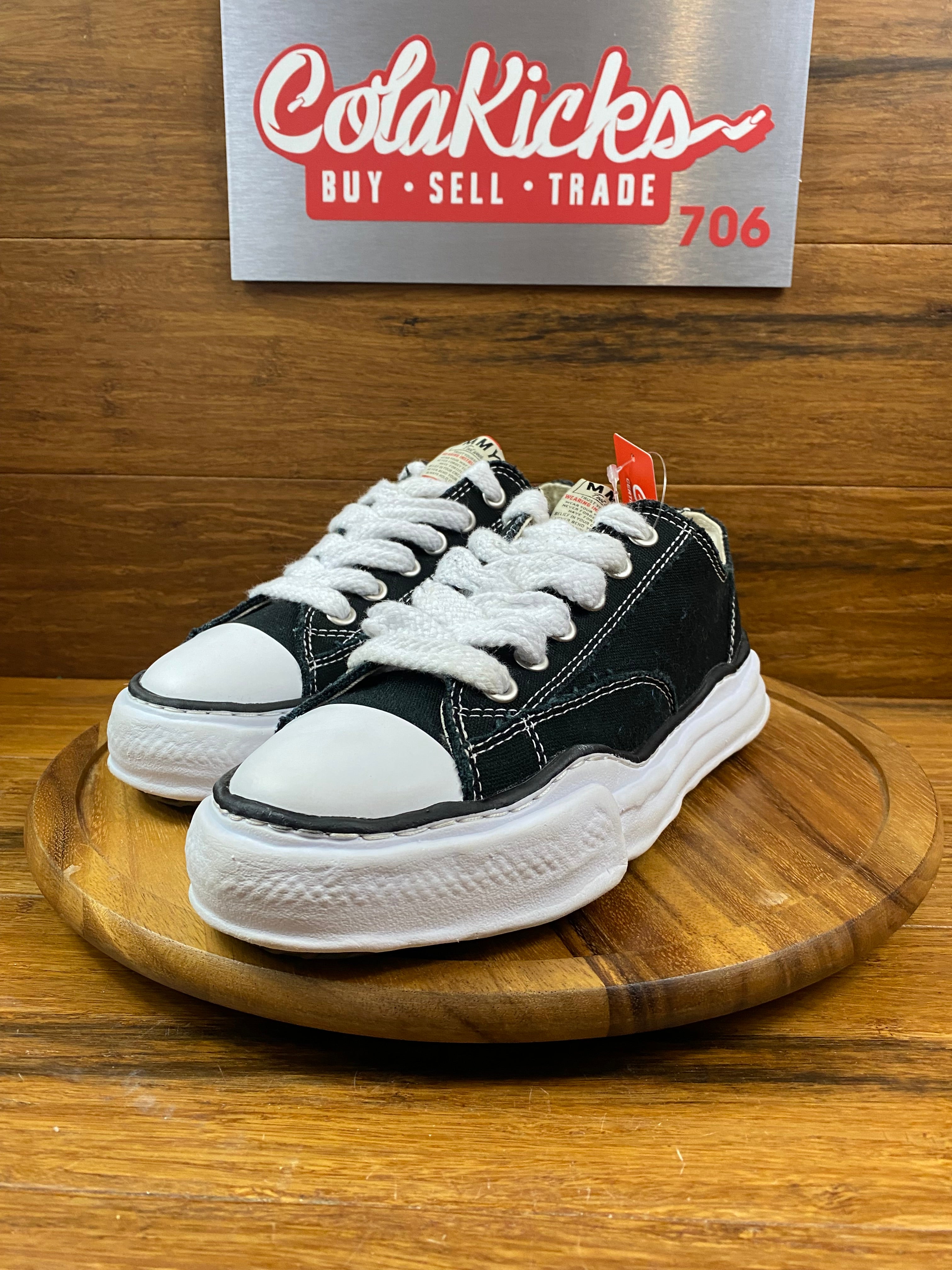 Maison Mihara Yasuhiro Peterson OG Sole Canvas Low Black