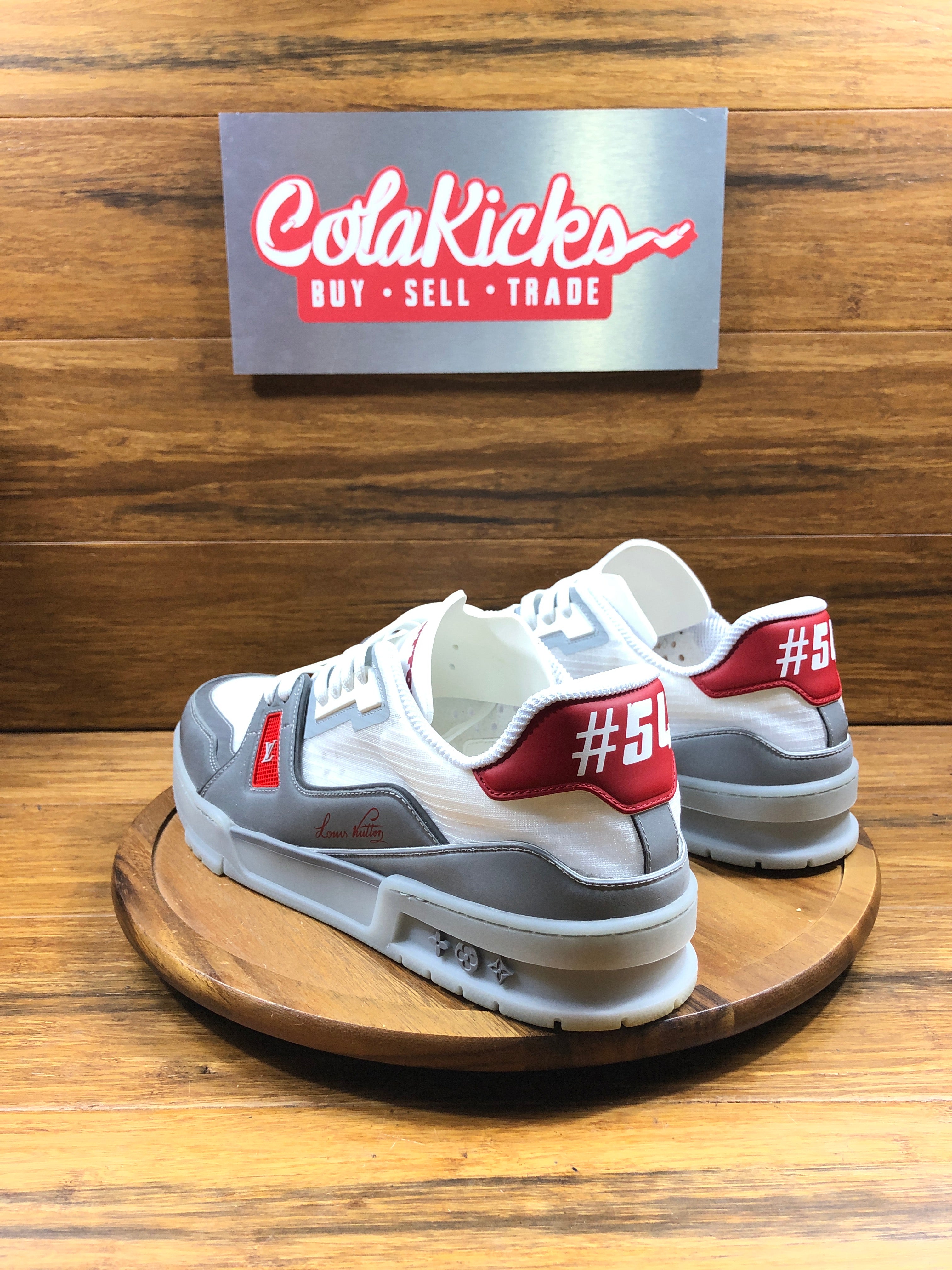 Louis Vuitton Trainer Red