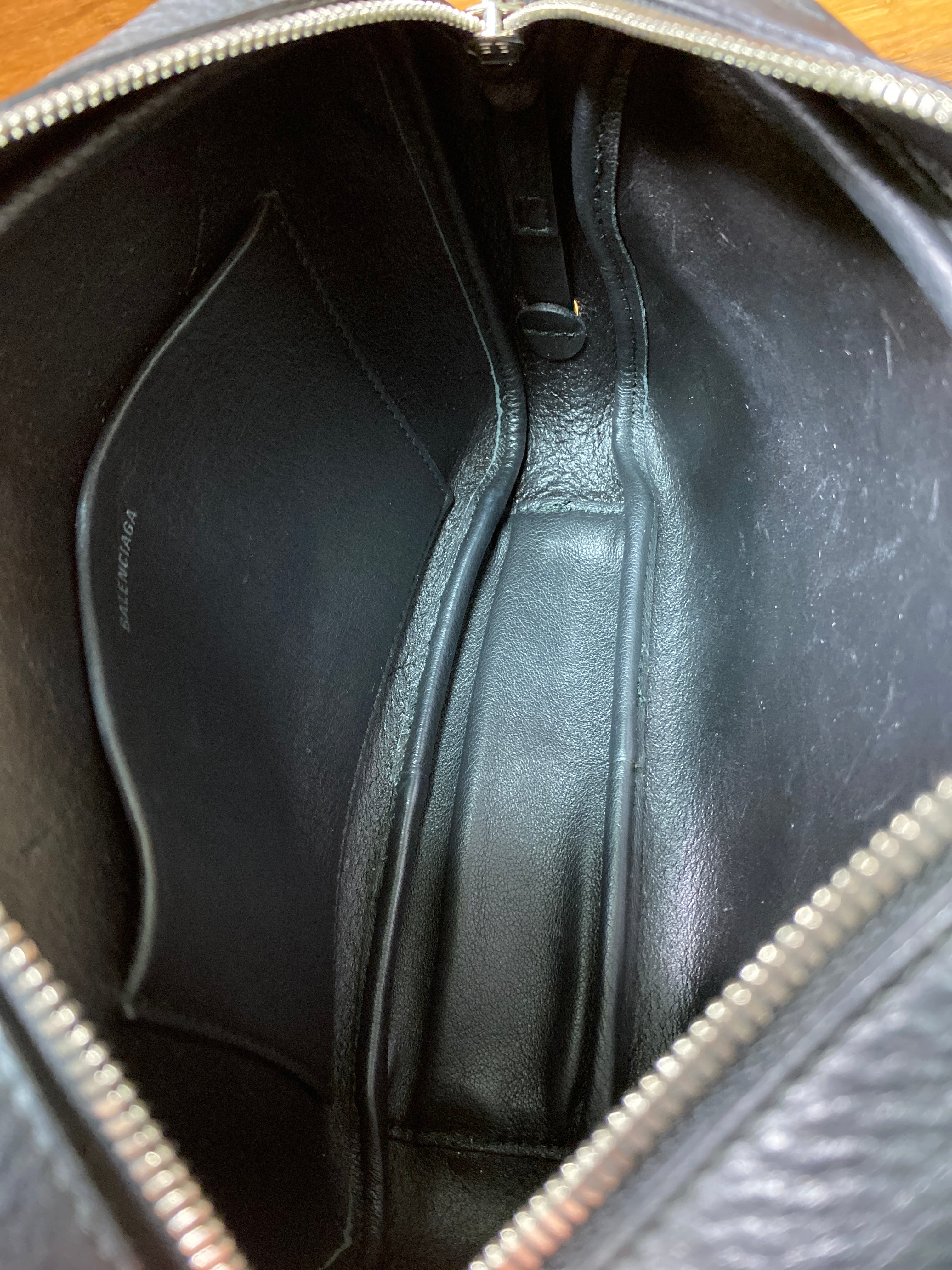 Balenciaga Black Leather Everyday Camera Bag