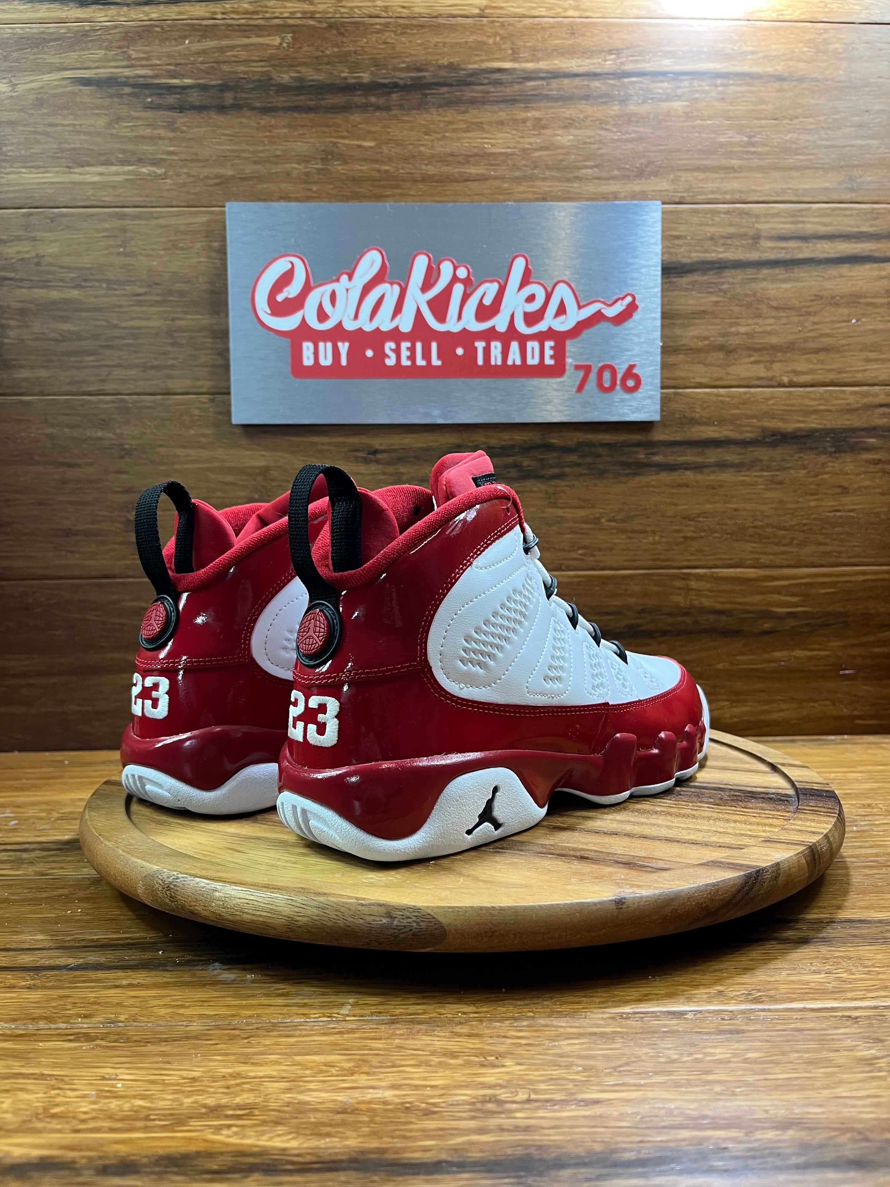 Jordan 9 Retro White Gym Red (GS)