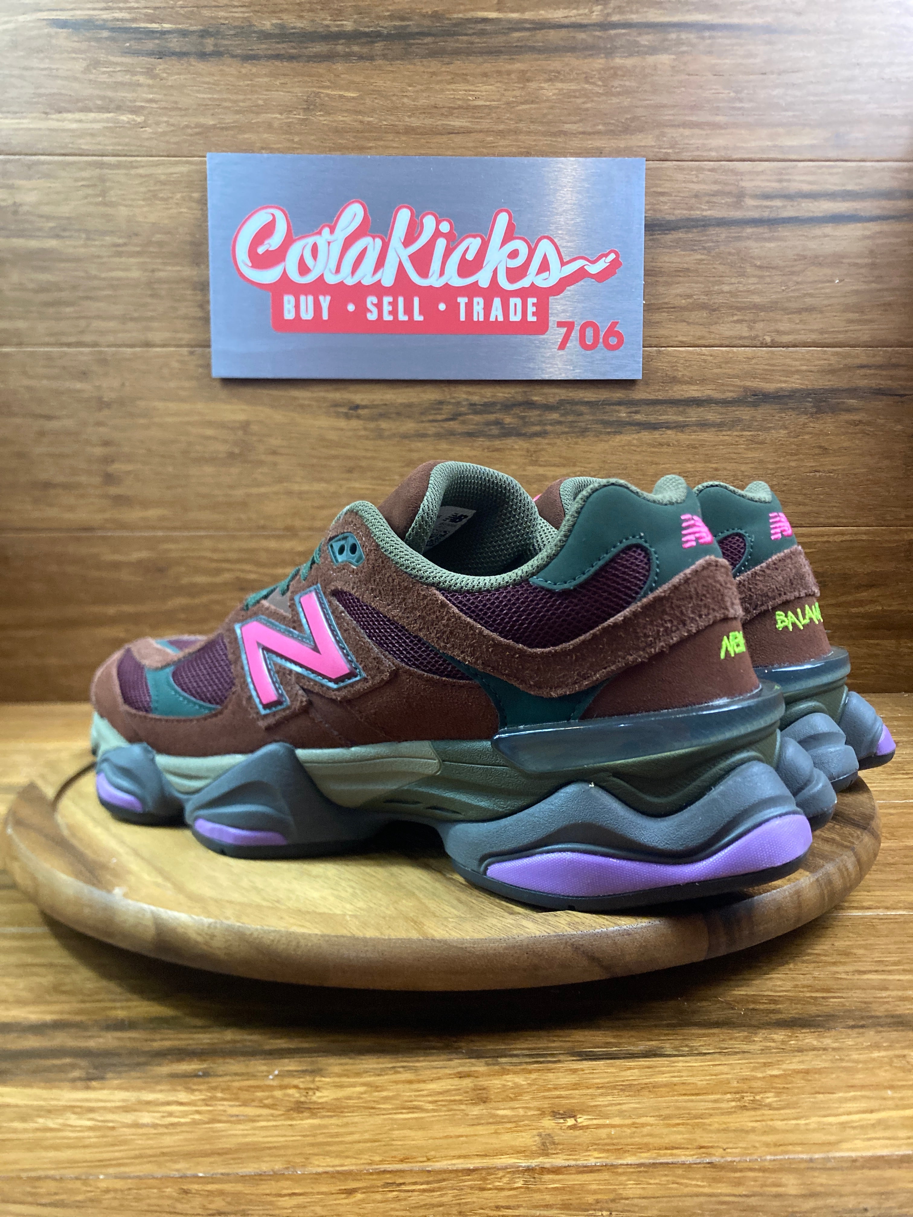 New Balance 9060 Rich Oak Burgundy