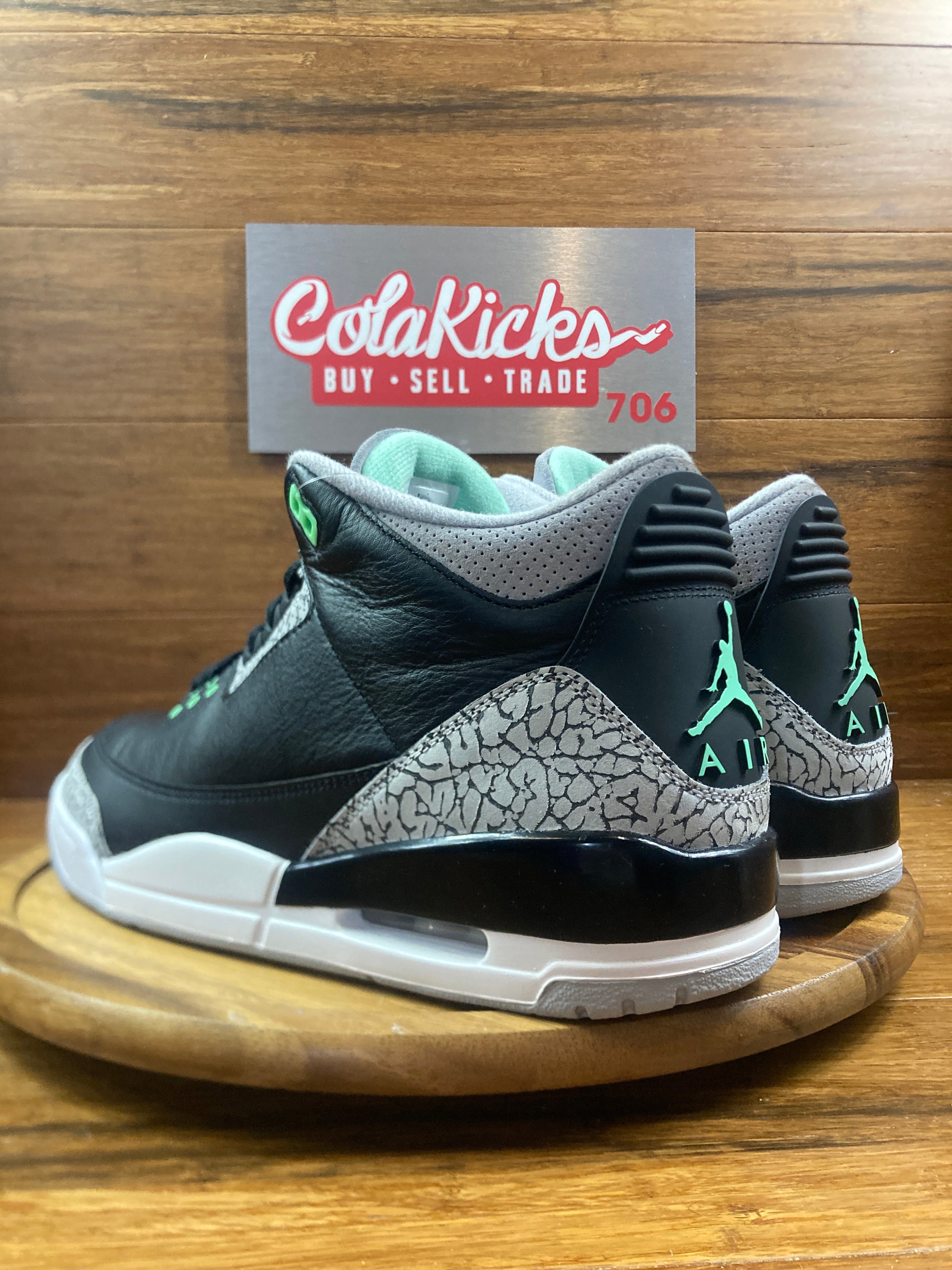 Jordan 3 Retro Green Glow