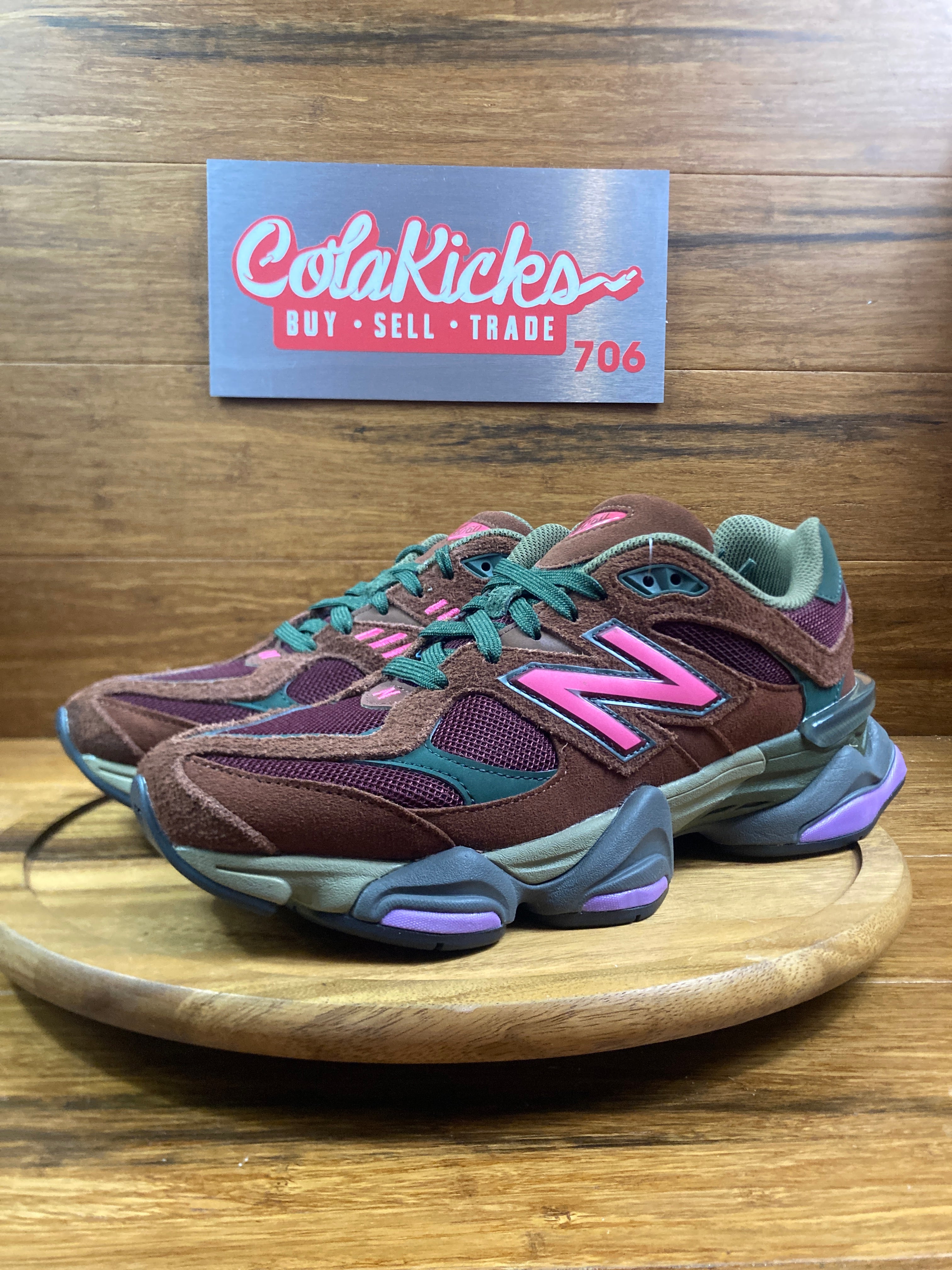 New Balance 9060 Rich Oak Burgundy